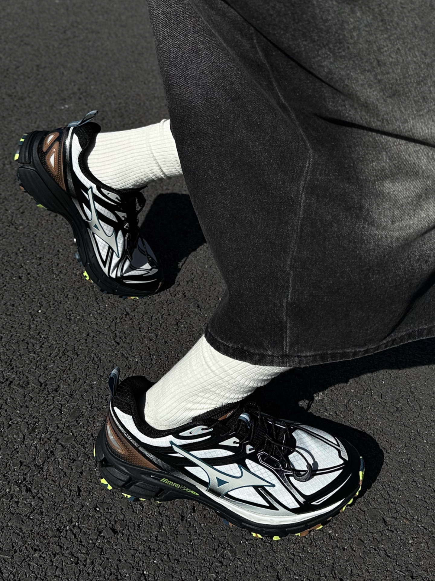 代購-Mizuno Halo Mix TL 跑鞋 男女同款 玉石白 D1GH251204