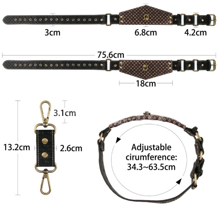 Rebellion Reign 花押奢華手腳連銬 大腿銬 sm道具