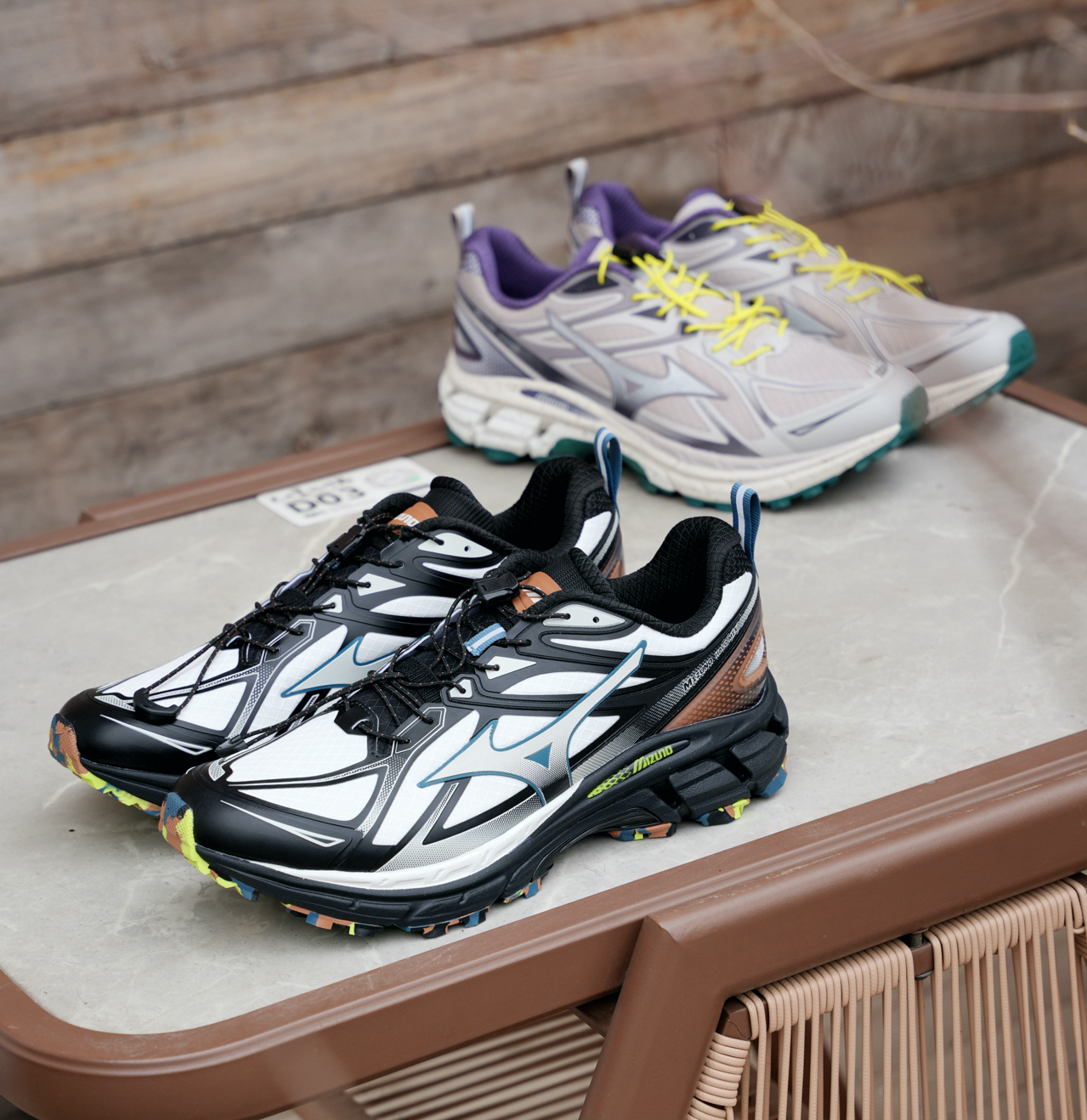 代購-Mizuno Halo Mix TL 跑鞋 男女同款 玉石白 D1GH251204