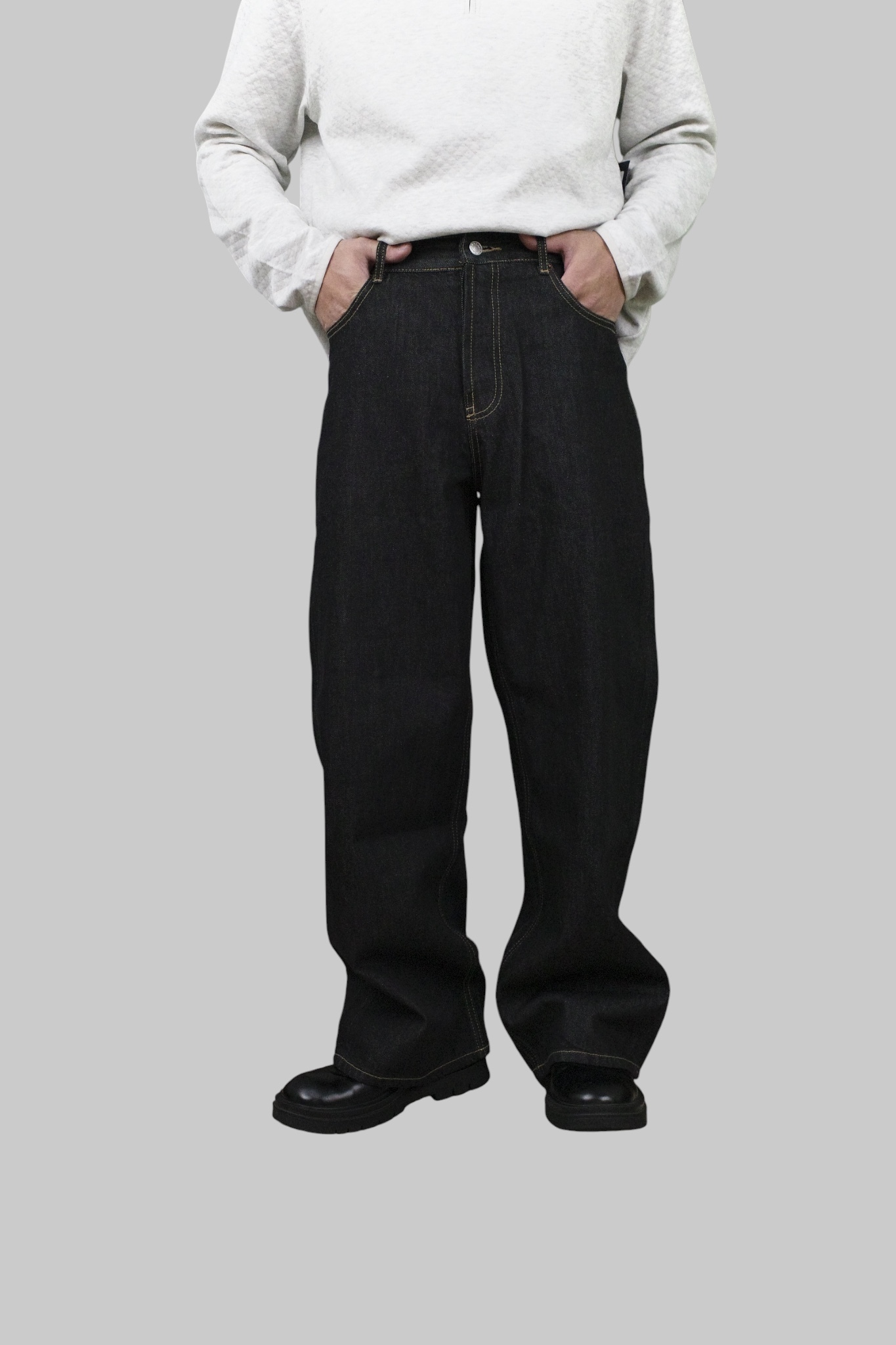 『Always_Good』單寧 大直筒 赤耳 牛仔長褲