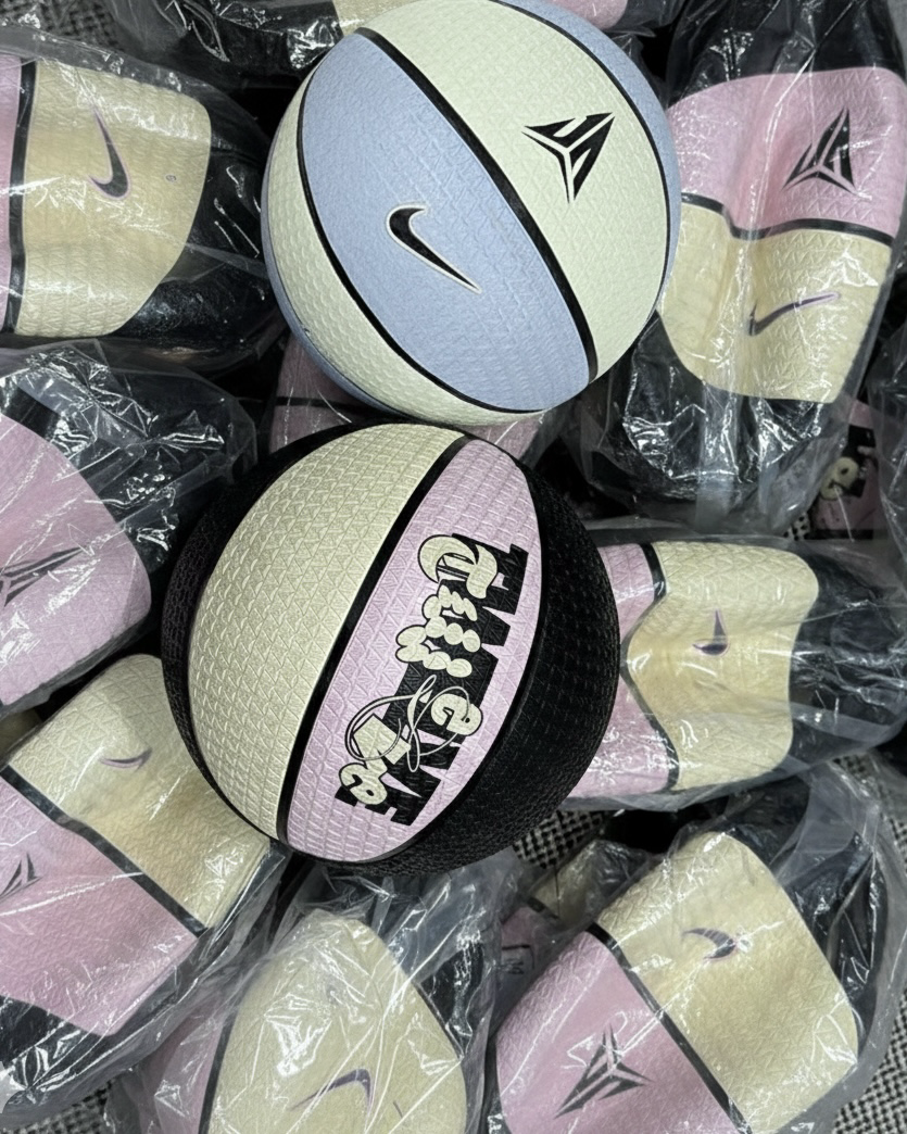 NIKE 8P JA MORANT 粉黃黑 藍黃 橡膠 防滑 耐磨 7號球 莫蘭特 籃球【IB0343-614/N101105370307】N101105361-407 BBASKETBALL