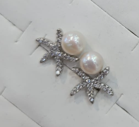 [B] GEMZ & CO OYP EARINGS FRESH WATER PEARL 260113117644 6-7MM , P82 (P82)