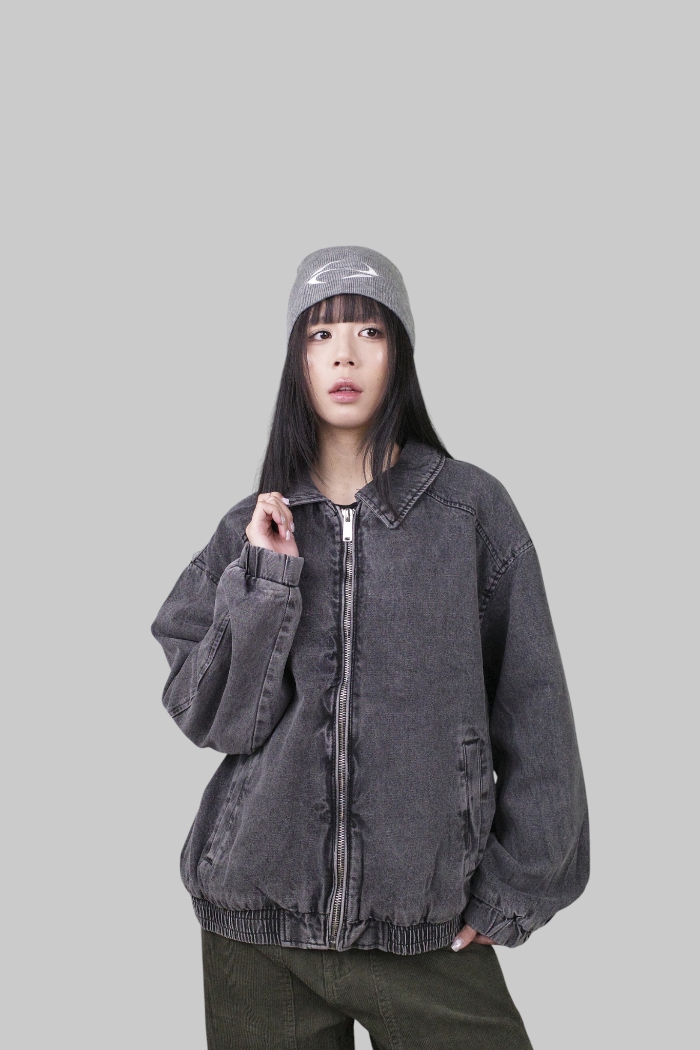 『Always_Good』水洗 牛仔 翻領 工作 外套