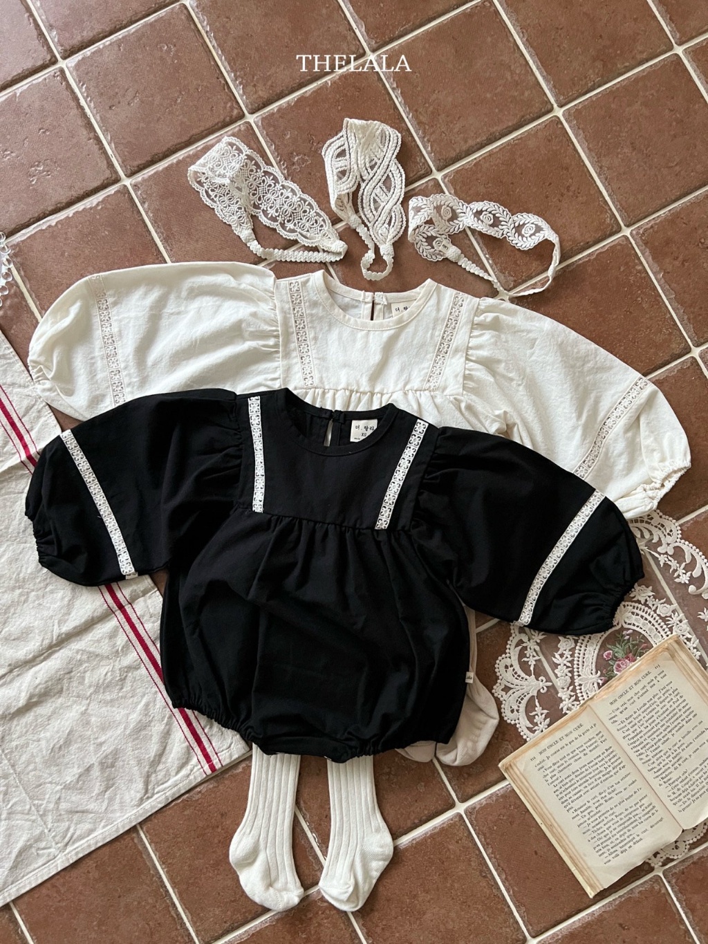 正韓春lalla 嫩嬰精緻小花包屁衣