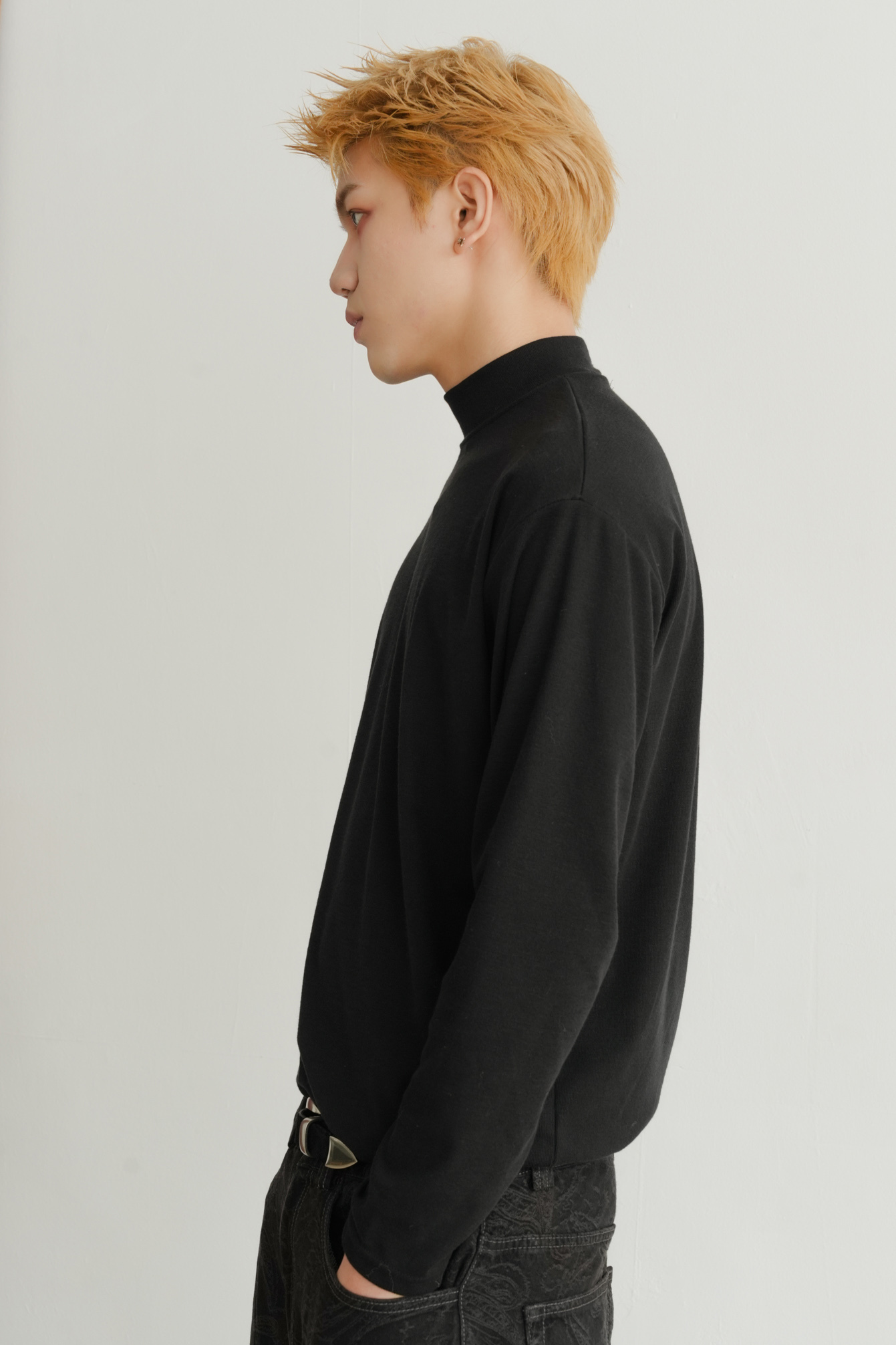 Comfort Mock Neck Knit #針織上衣
