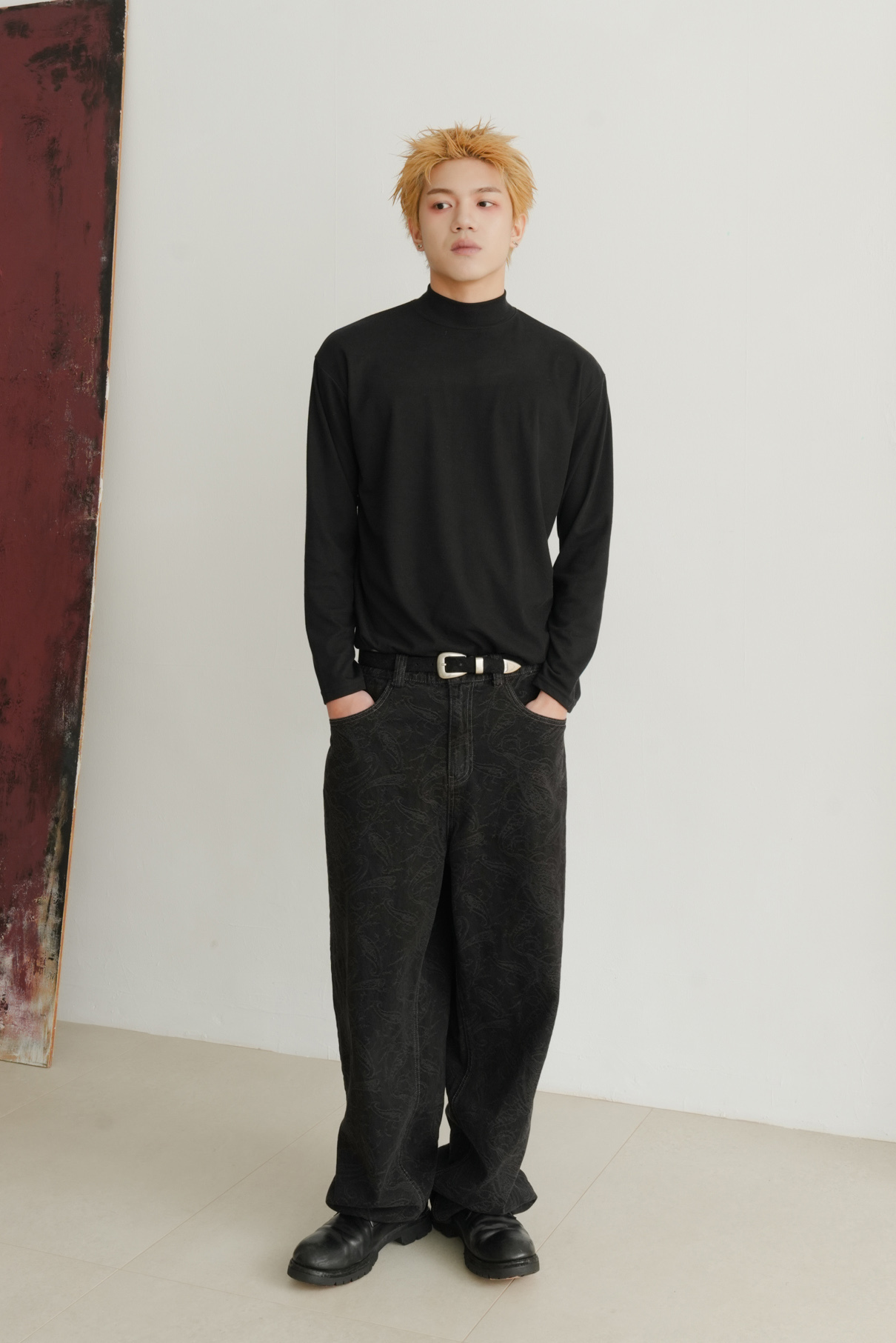 Comfort Mock Neck Knit #針織上衣