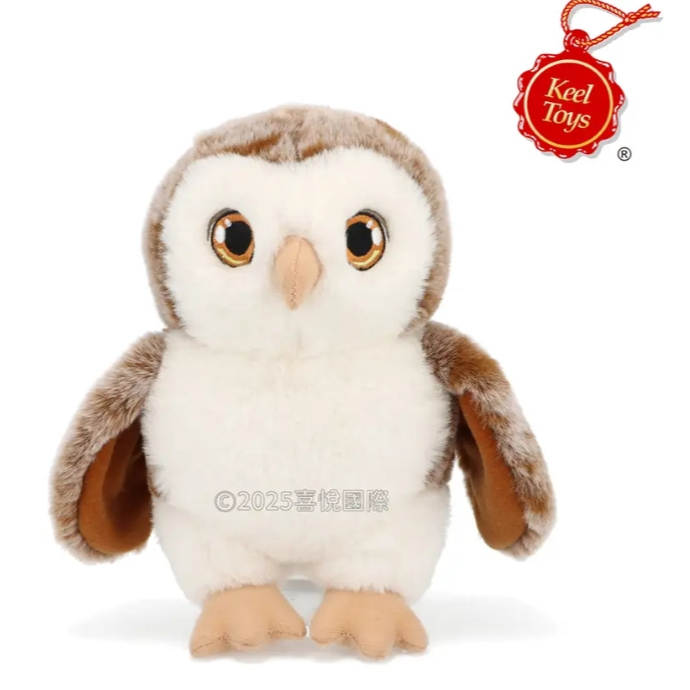 【樂森藥局】Keel Toys Keeleco Barn Owl 倉鴞/貓頭鷹