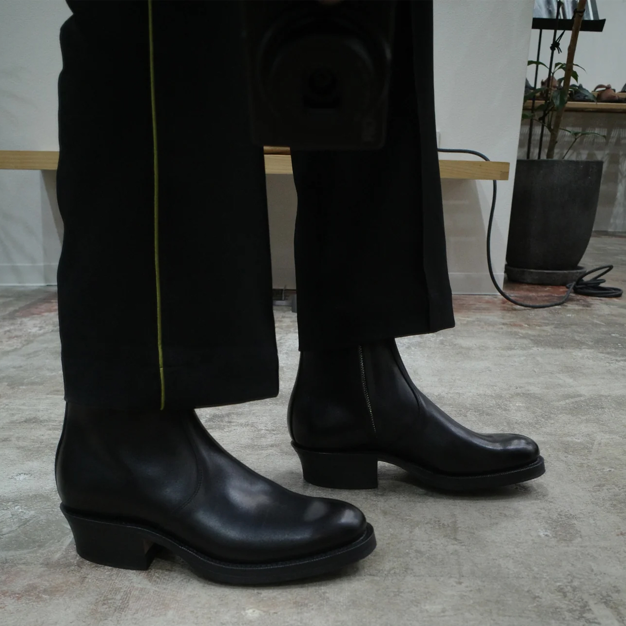 Rolling Dub Trio - Gleaners Zip (Black Box Calf)