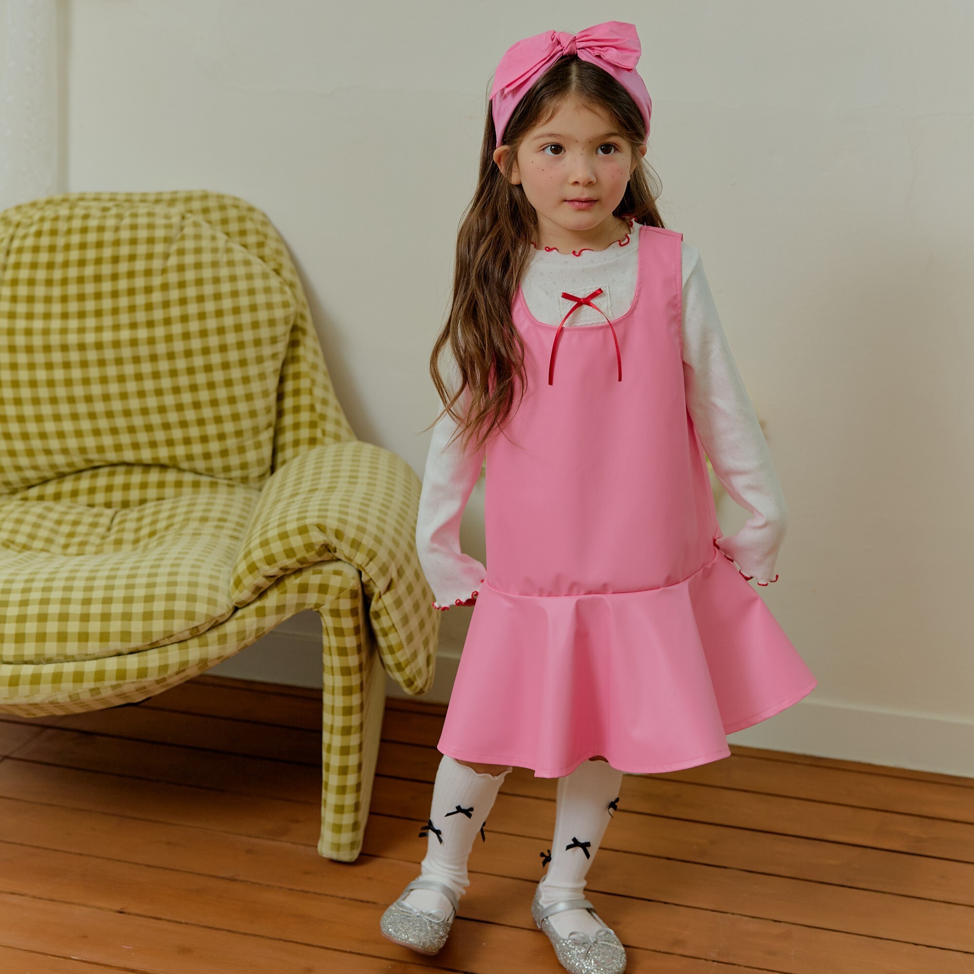 90-130 個性皮革背心裙 2色