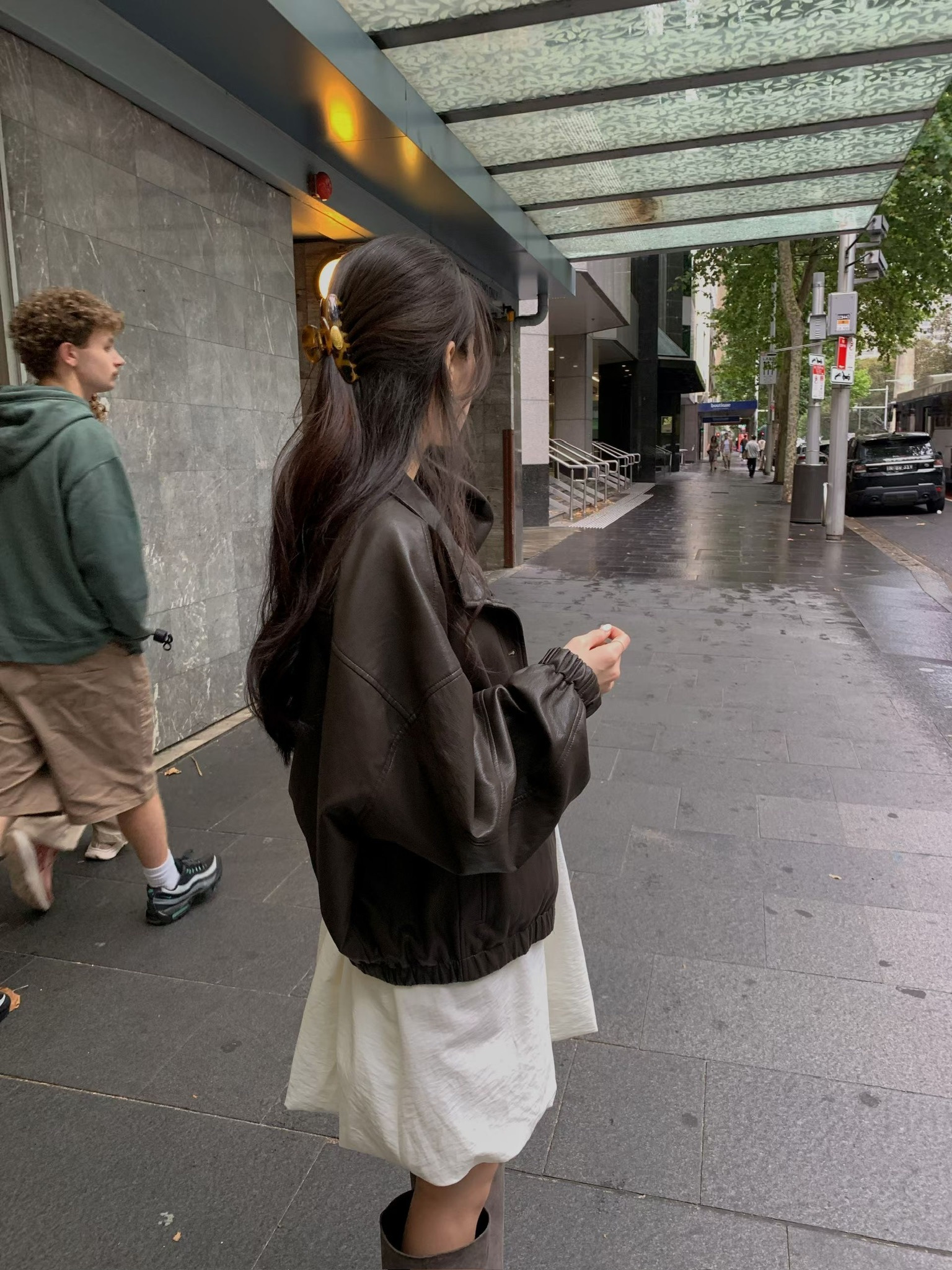 Nua faux leather jacket