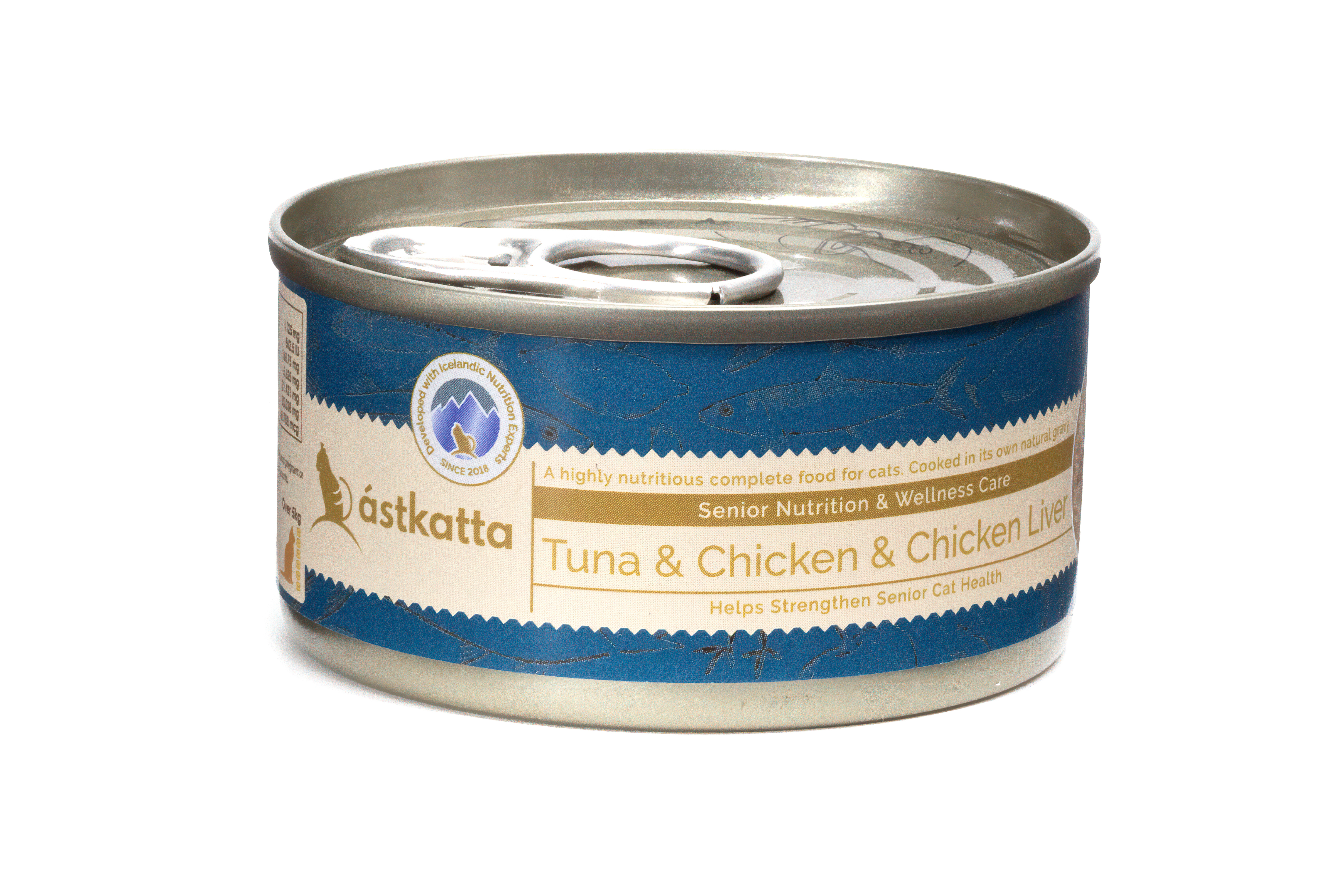 營養貓主食罐-吞拿魚+雞肉+雞肝(老貓+成貓)(80g)