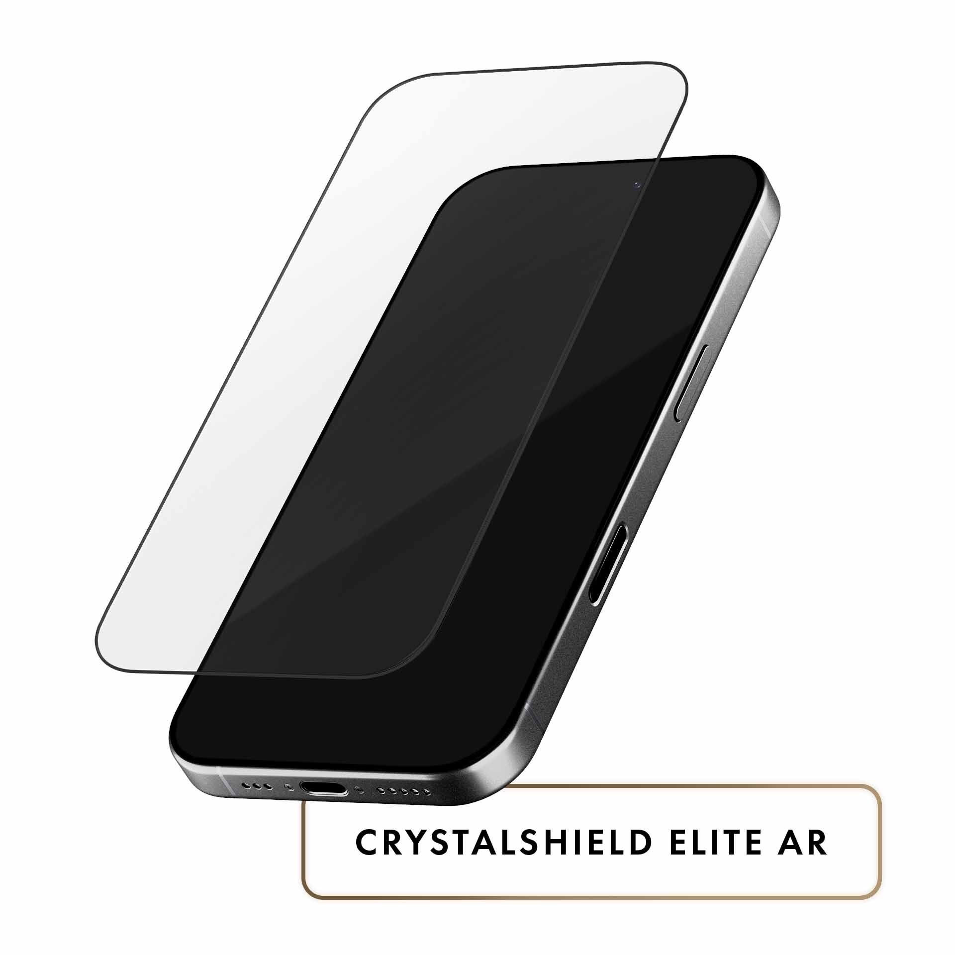 Caudabe CrystalShield Elite AR 屏幕保護貼-iPhone 17 Pro Max