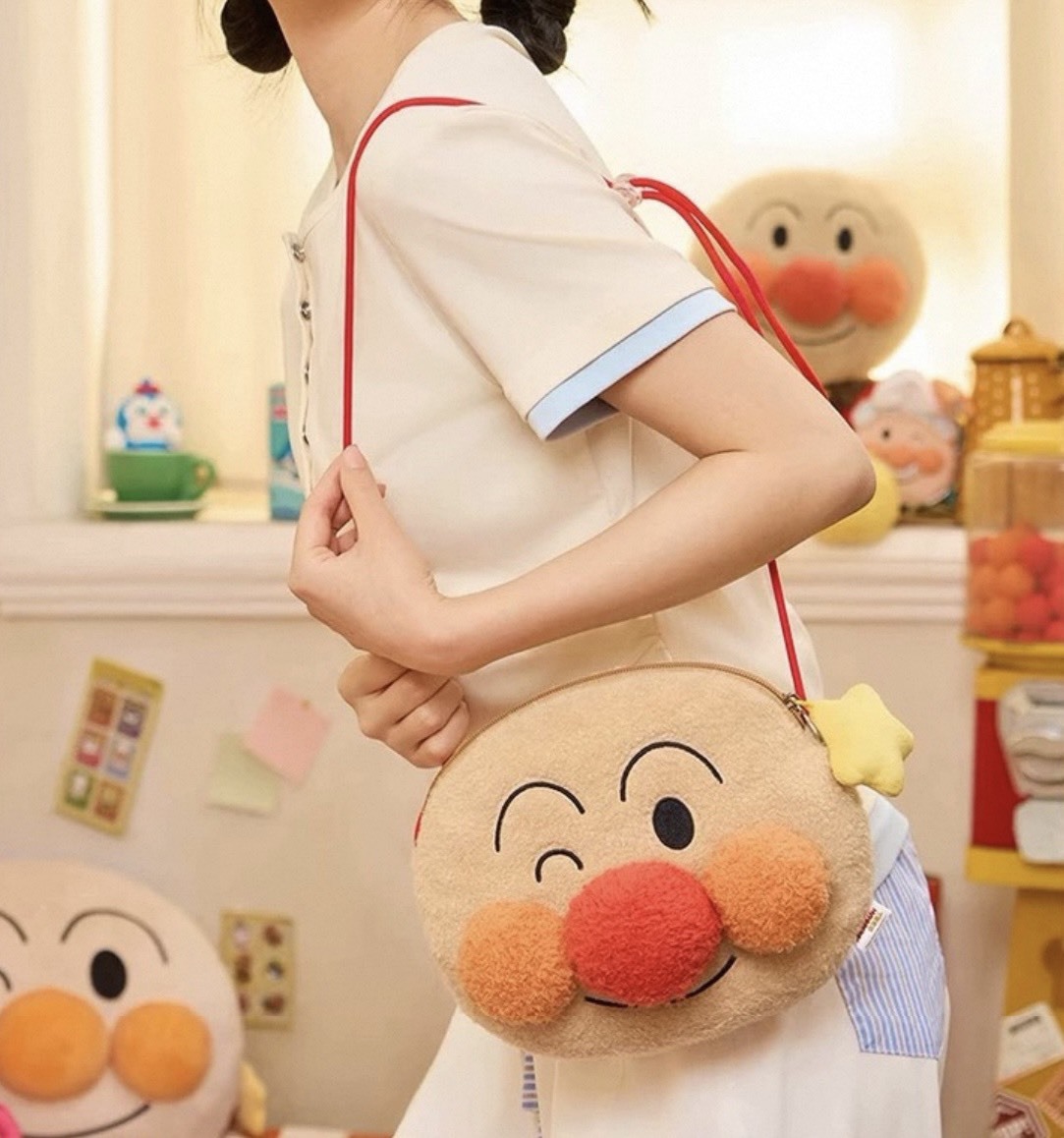 麵包超人 細菌人 斜背包