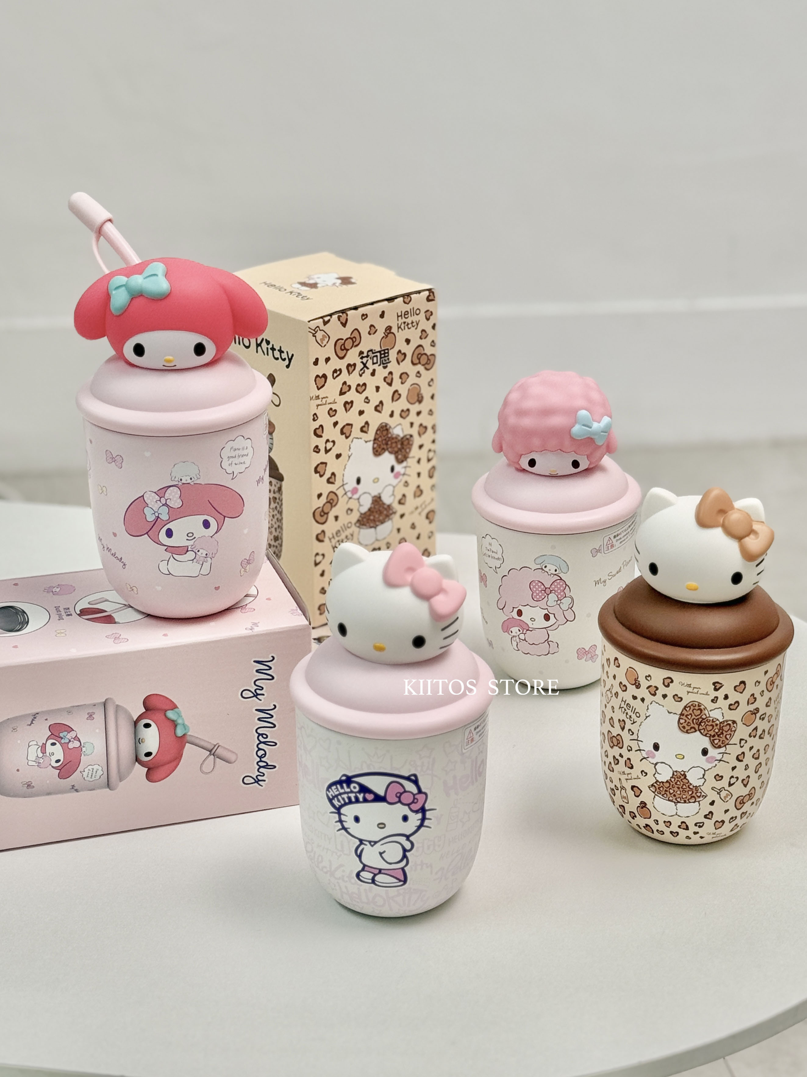 【預購】正版 SANRIO 三麗鷗 聯名款馬克杯 保溫保冷杯 吸管杯 380ml