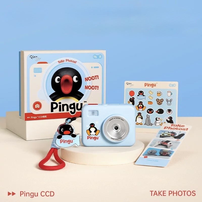 PINGU 企鵝家族 新版 CCD相機 (有配件版 16G)
