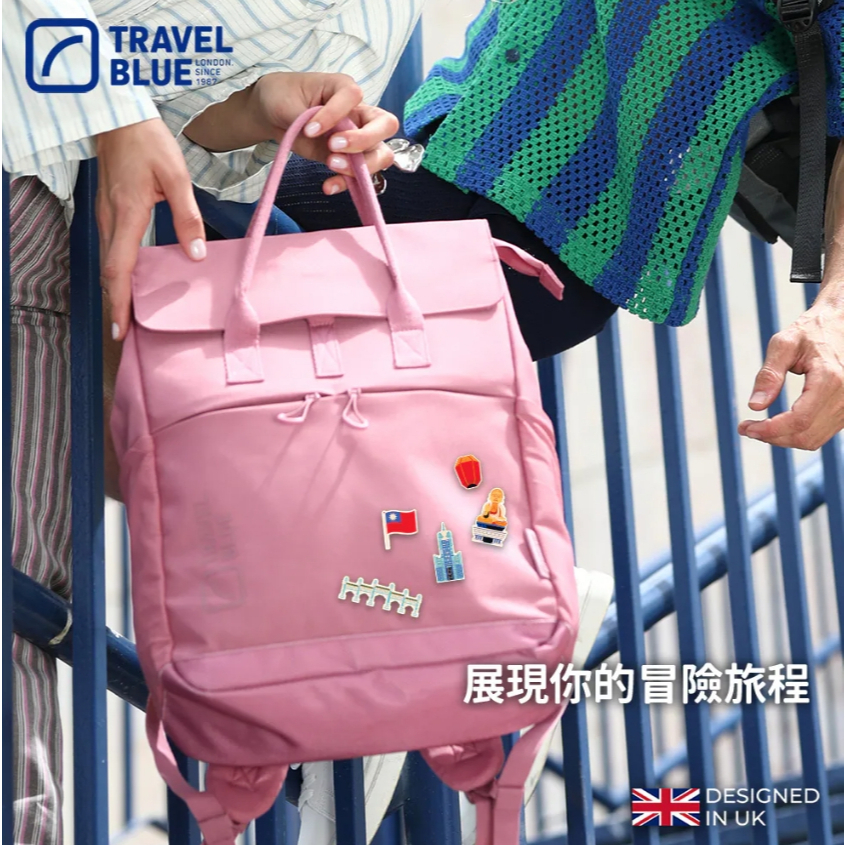 【樂森藥局】Travel Blue 藍旅-台灣款金屬別針 行天宮/台灣黑熊/國旗