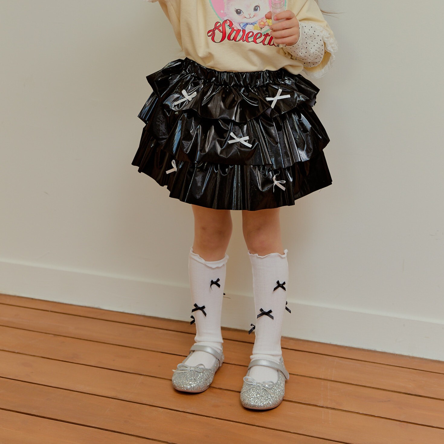 90-130 甜美緞帶蛋糕裙 2色