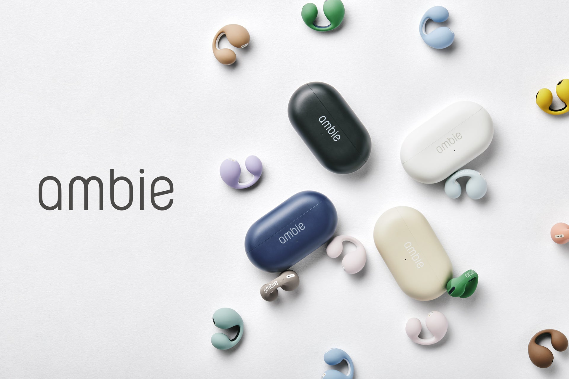 ambie sound earcuffs AM-TW02 × Lavender 套組