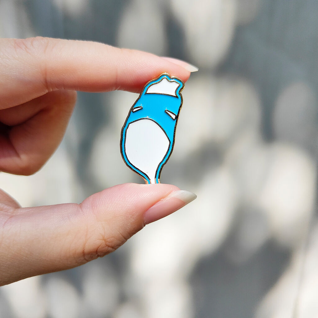 台灣藍白拖 金屬徽章｜台灣 左翌設計