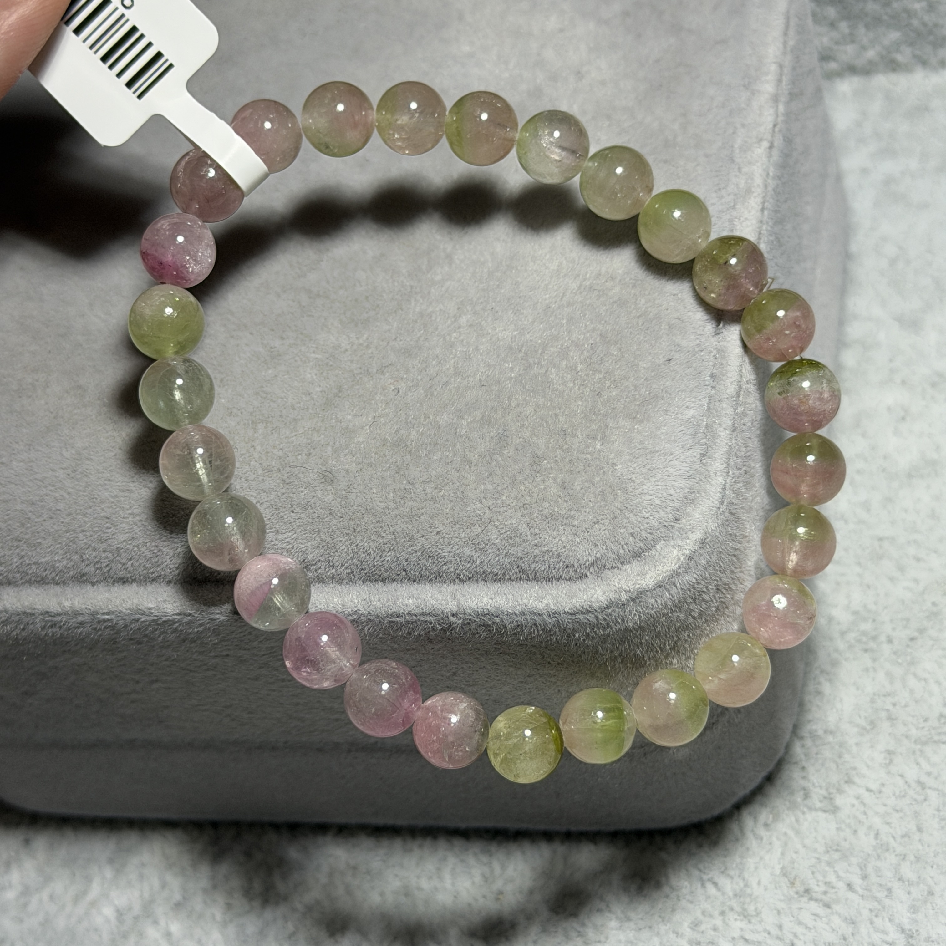 高級西瓜碧璽 約6.8mm T1626