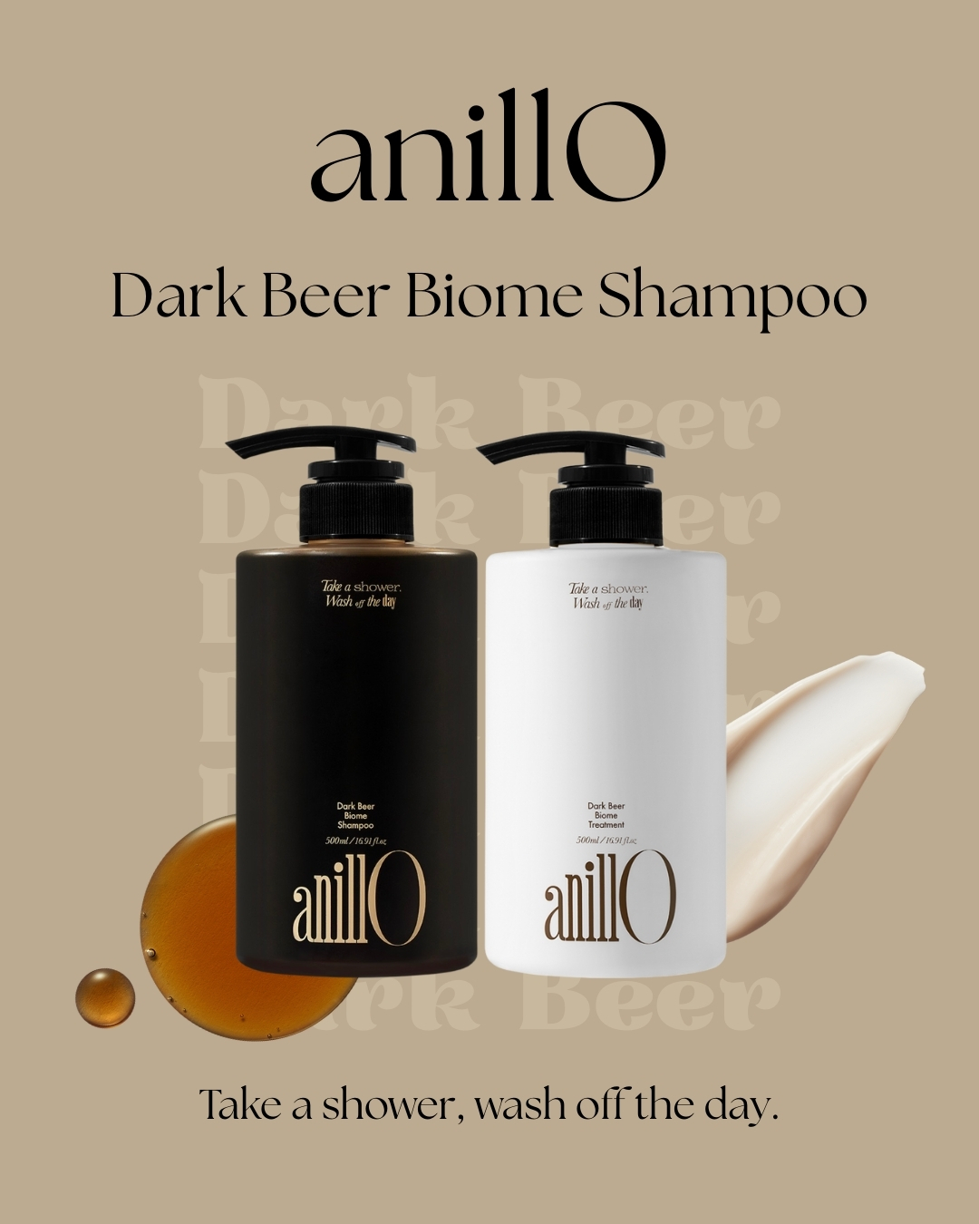 anillO 黑啤酵母煥活洗髮露