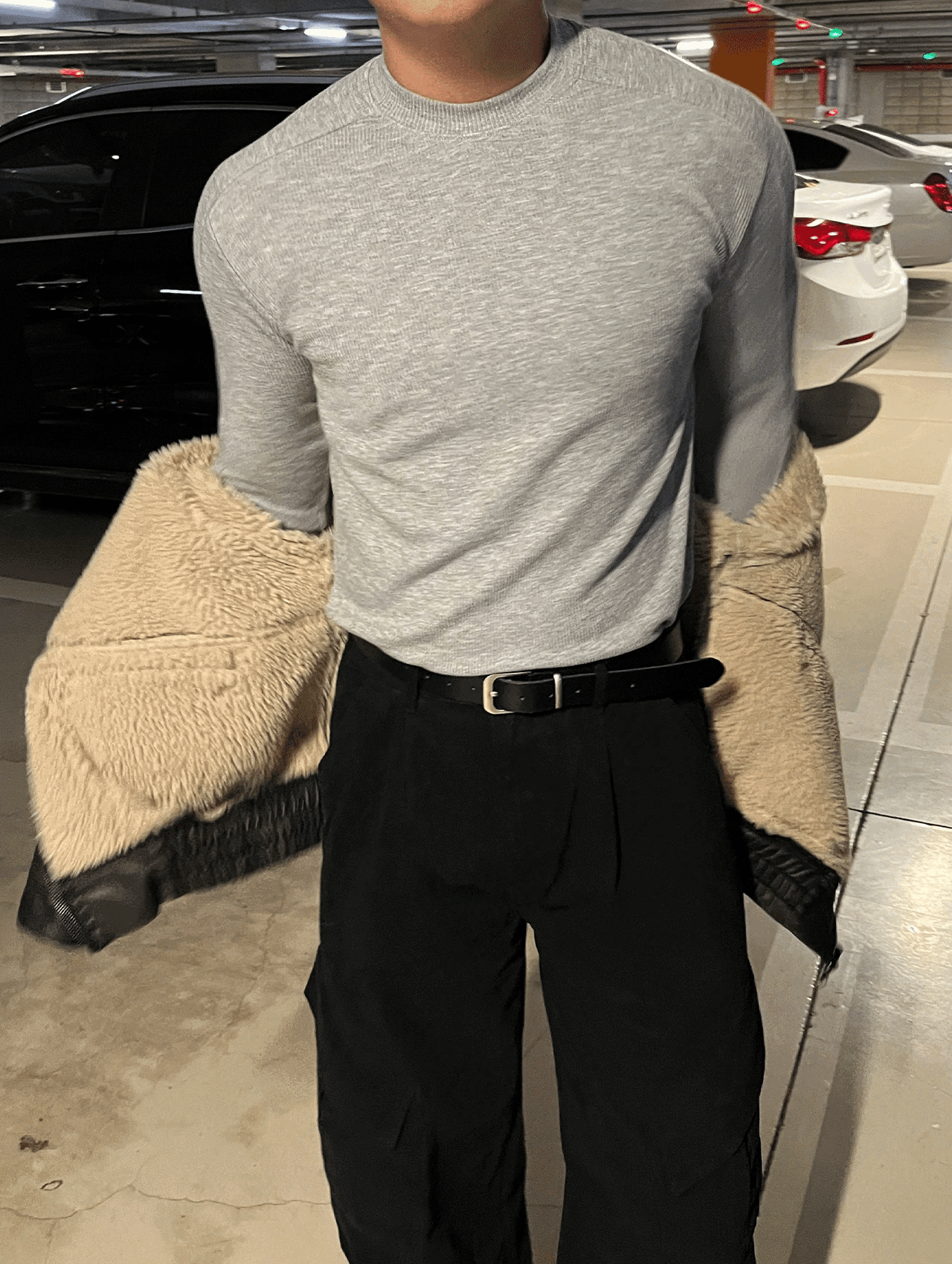 Mob 肌肉貼身長袖上衣