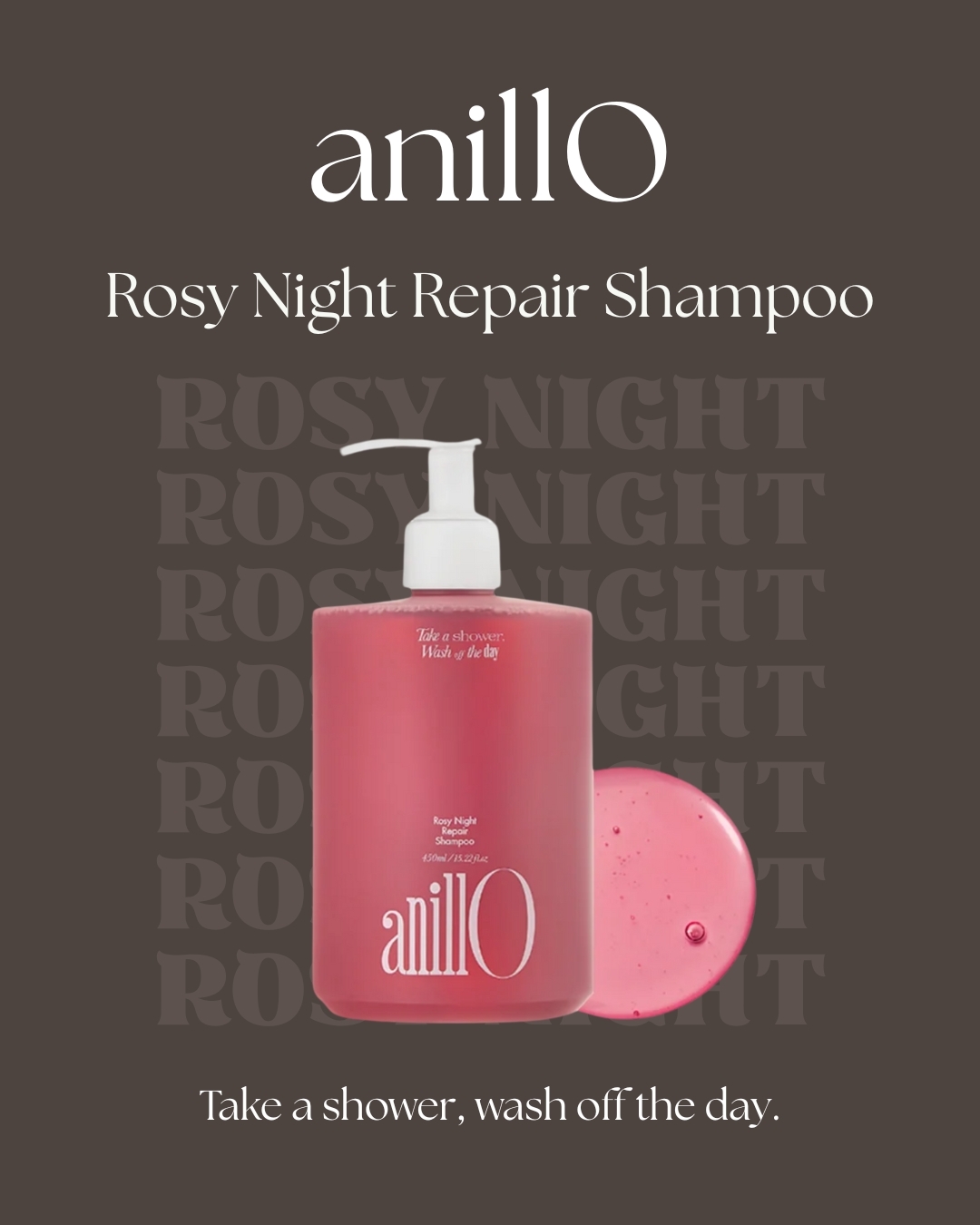 anillO 漫夜玫瑰深層修護洗髮精