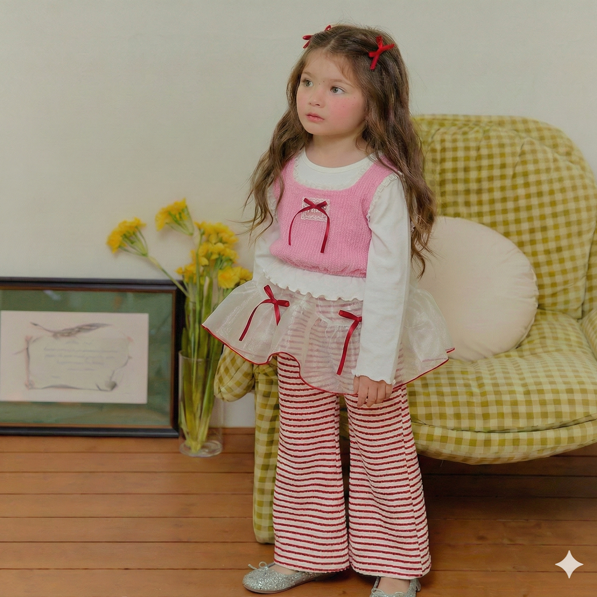 90-130 蕾絲層疊上衣 2色