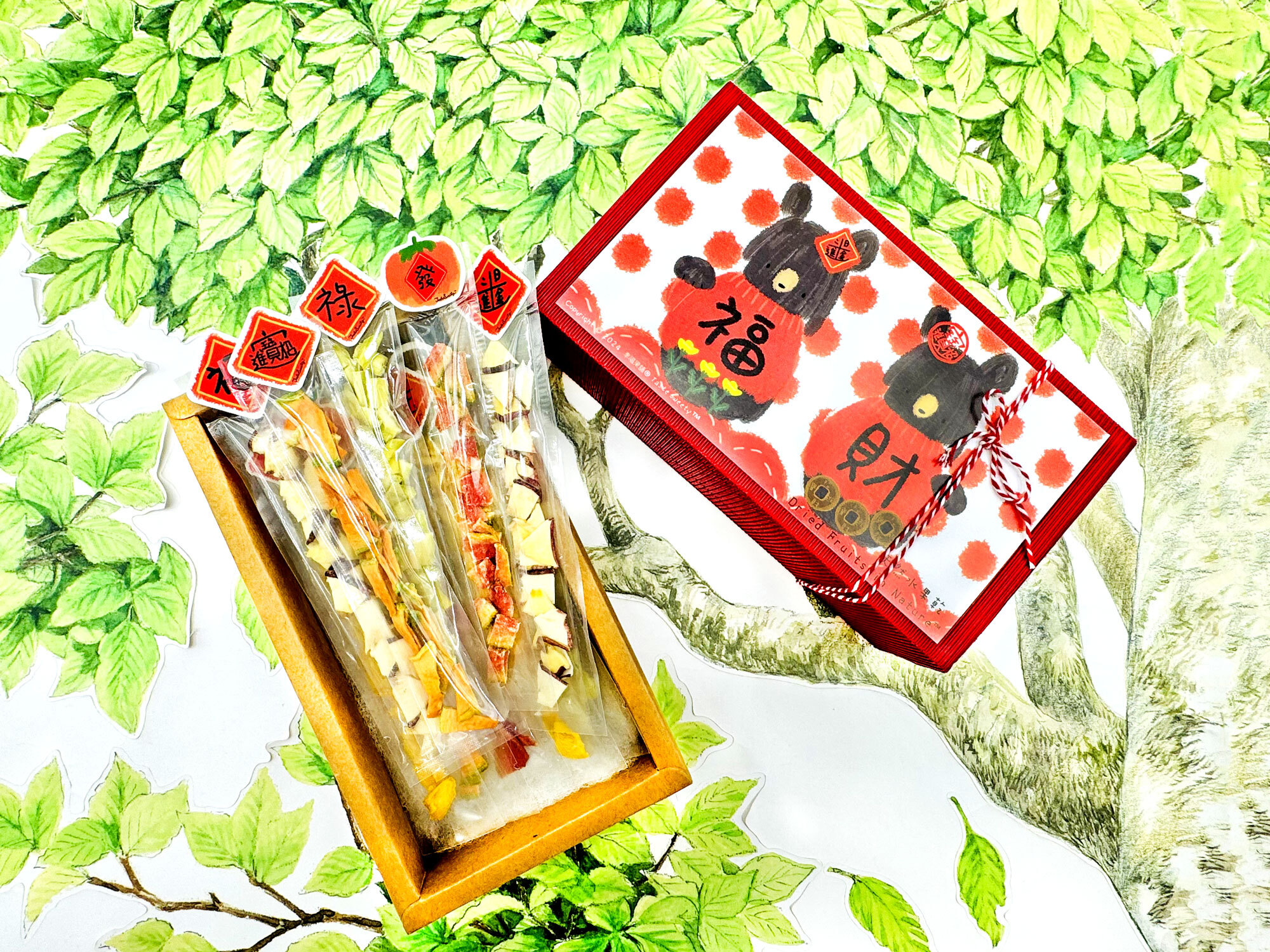 福財熊水果乾小禮盒10入