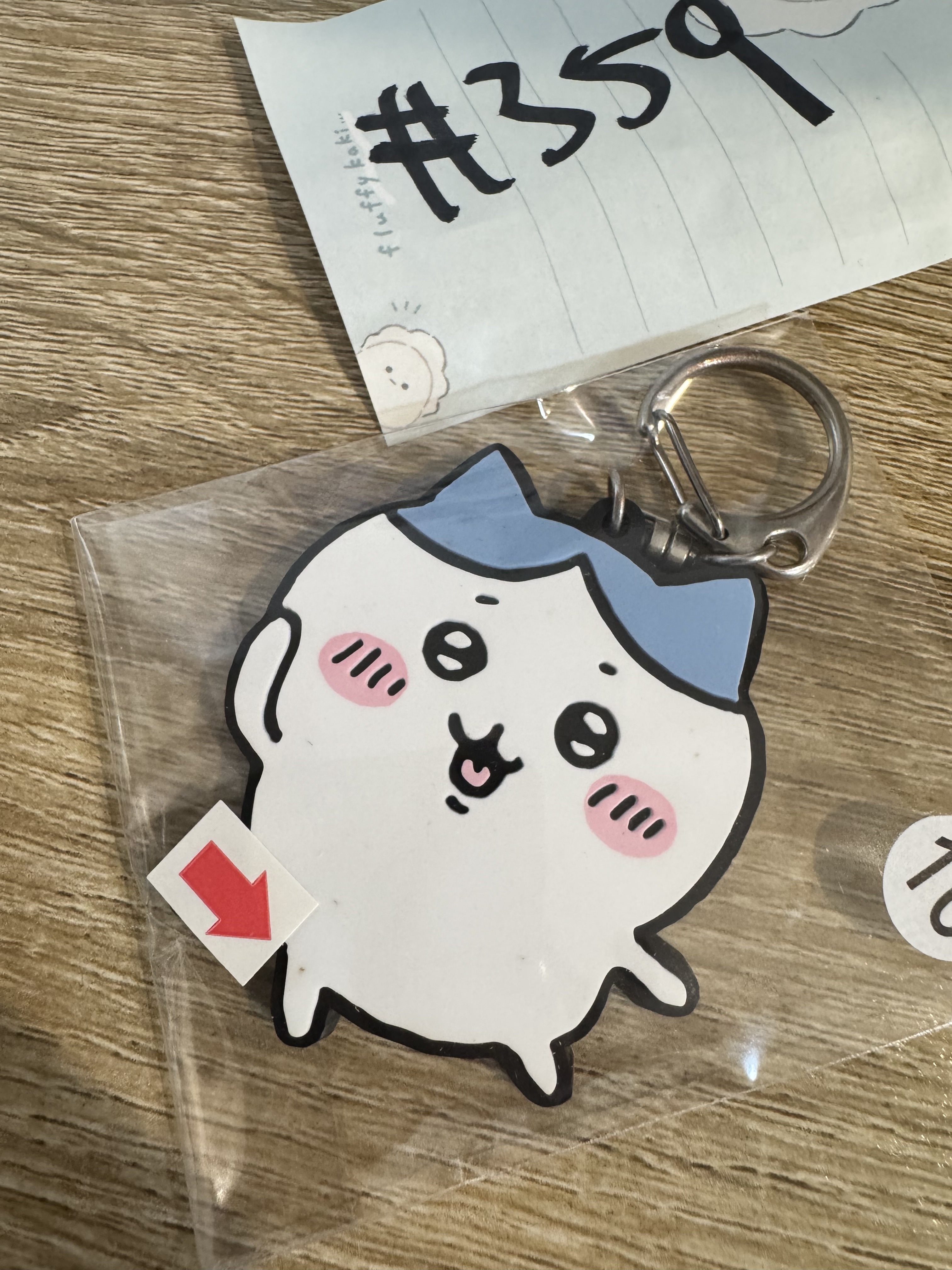 CHIIKAWA 八字貓 掛件 瑕#359