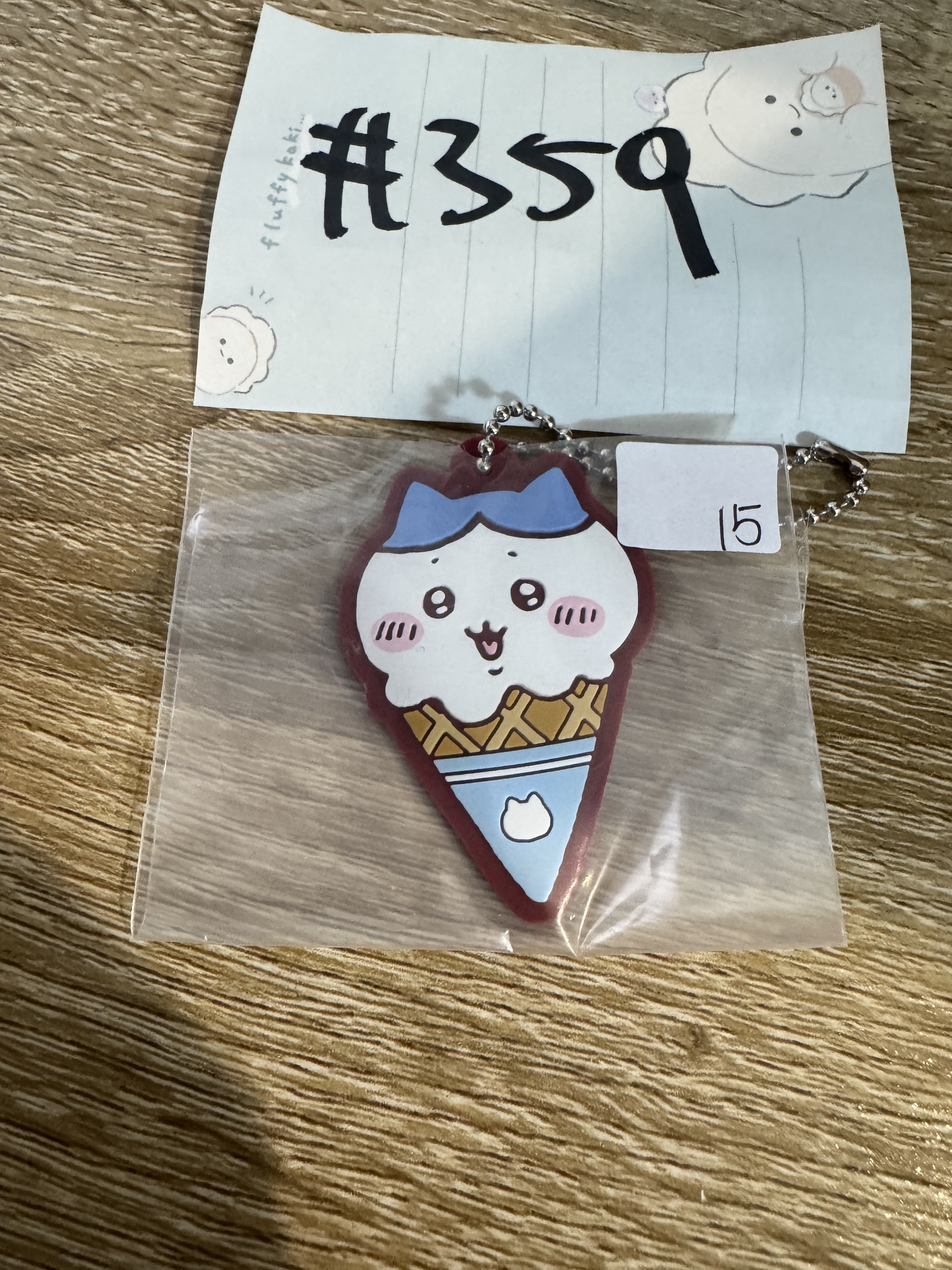 CHIIKAWA 八字貓  掛件#359