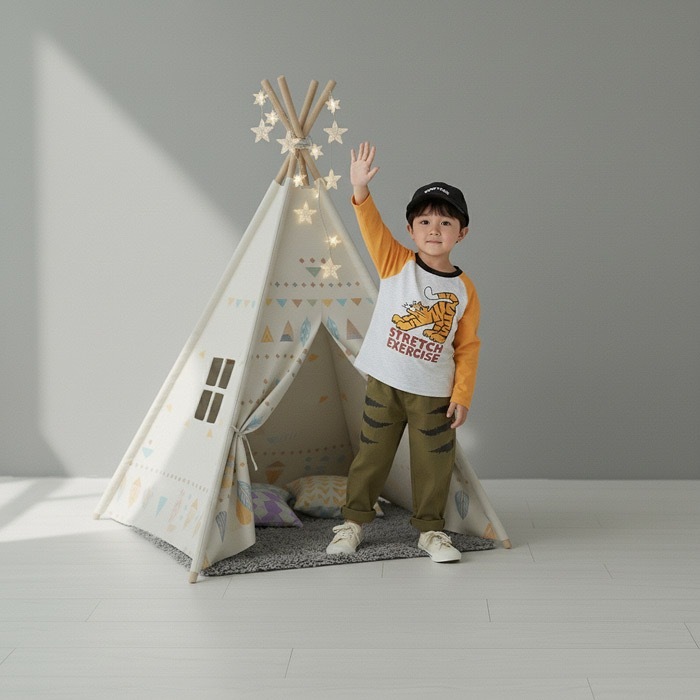 帥氣老虎紋長褲