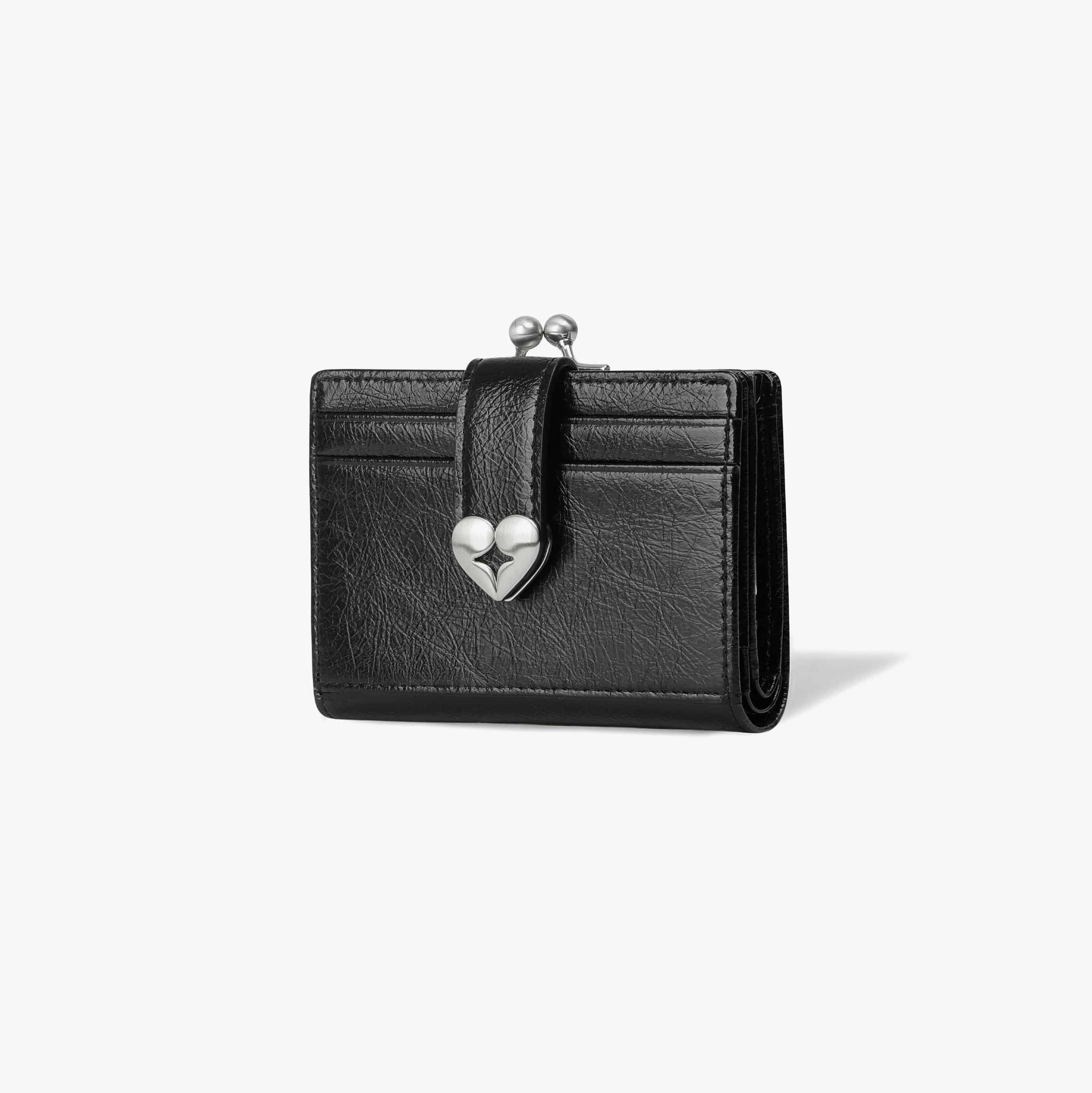 FENNEC CRINKLE HEARTY FRAME BRIDGE WALLET