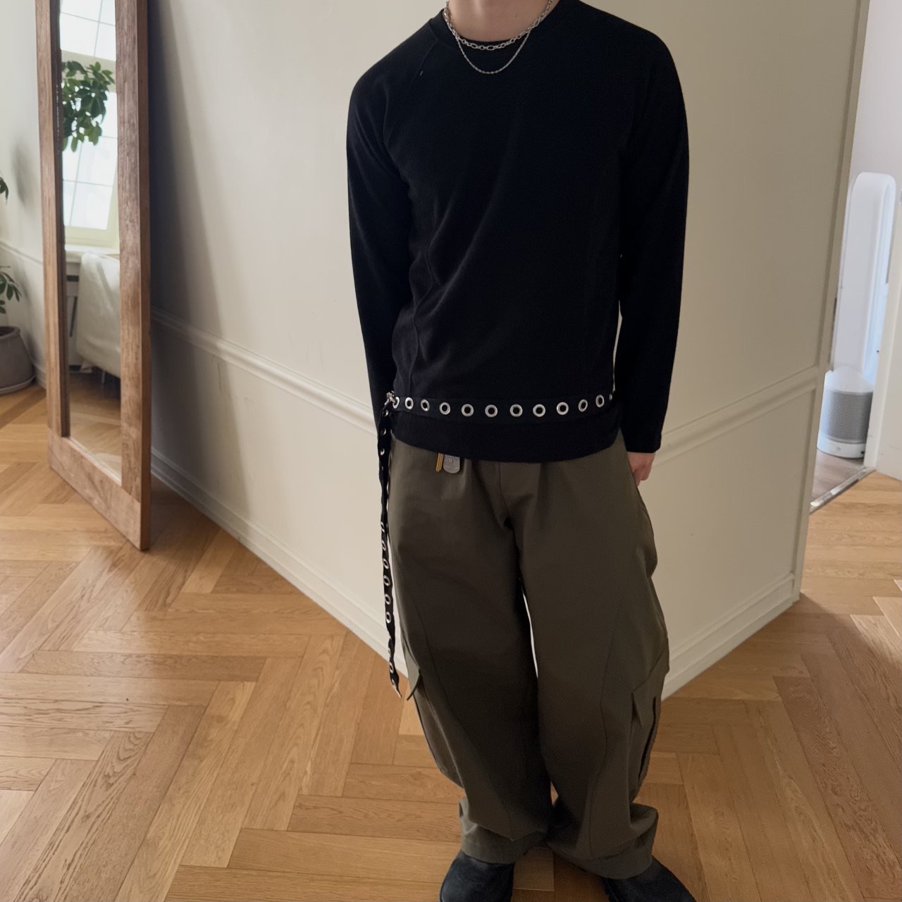 顯身型合身彈性上衣