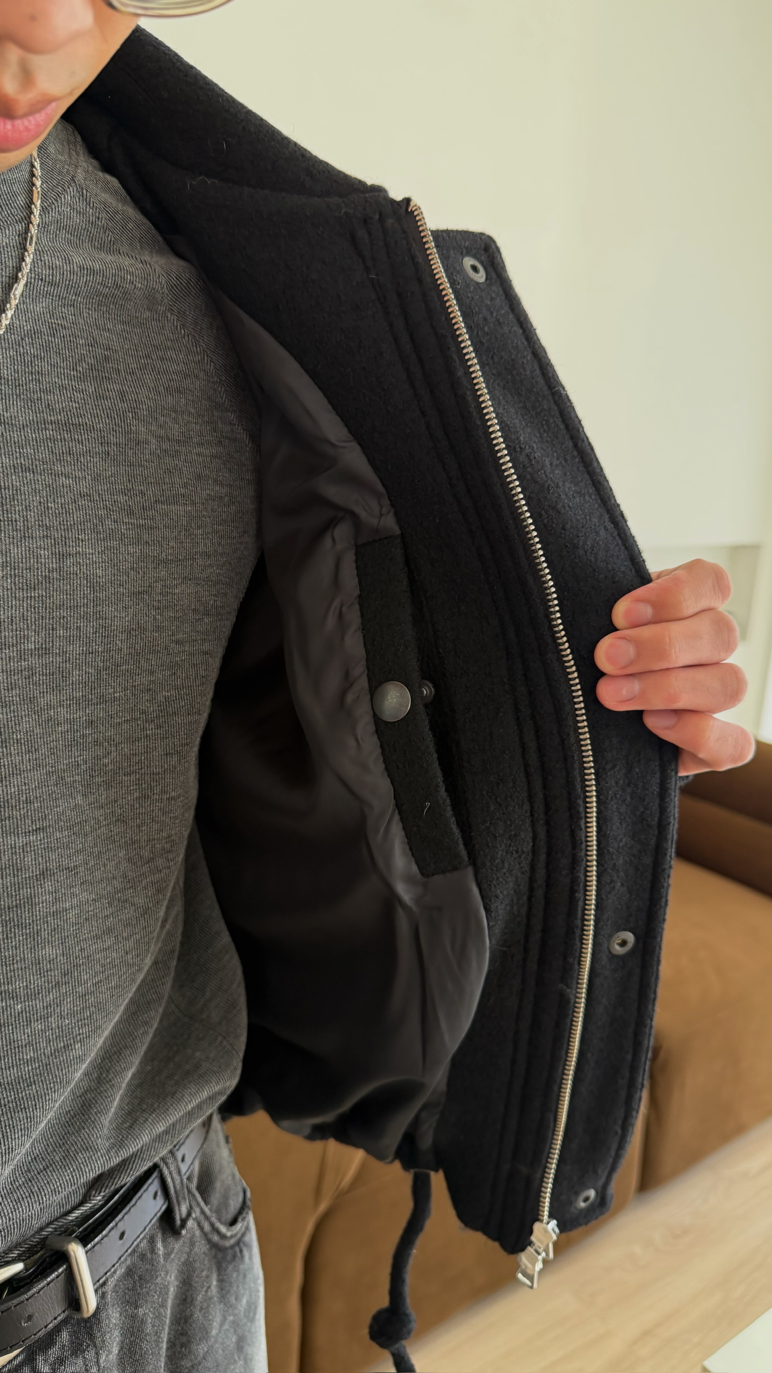 羊駝毛短版夾克（限量）