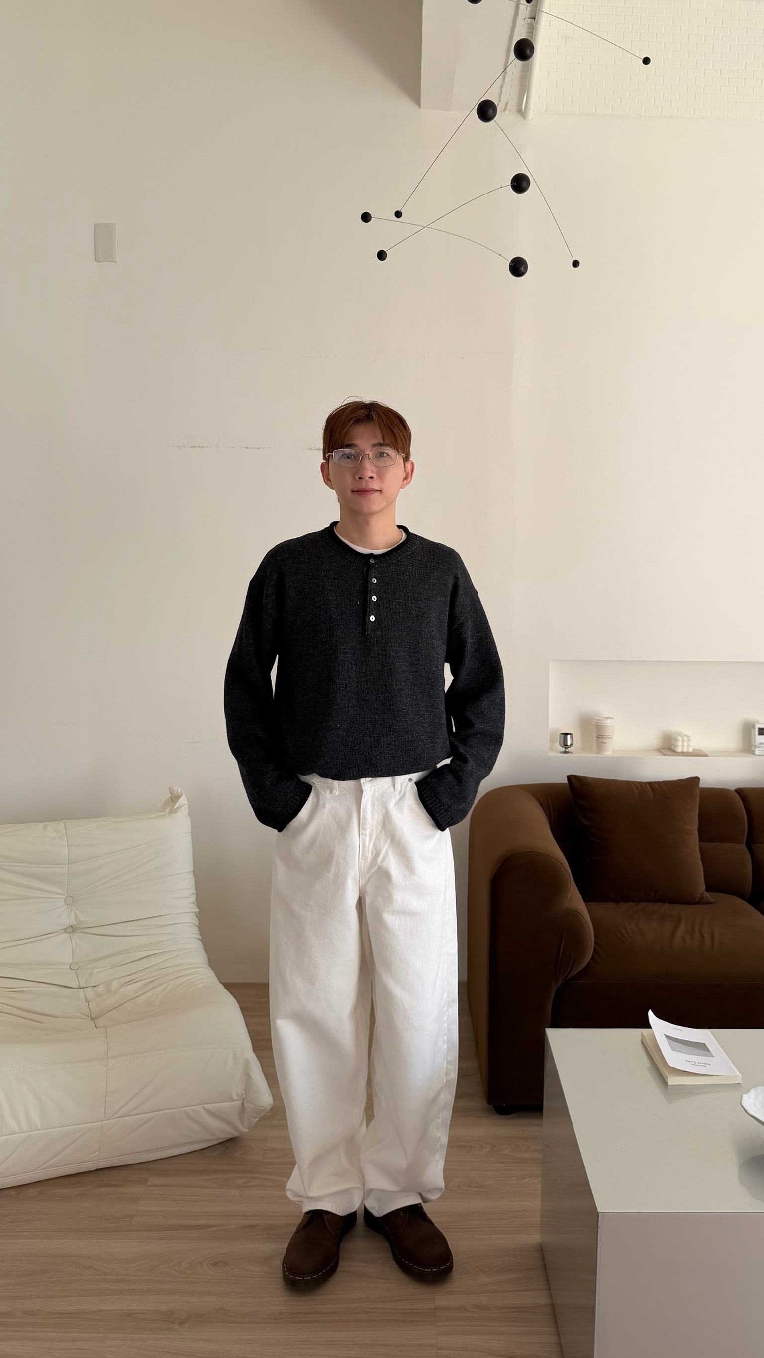 拼領羊毛針織🦙