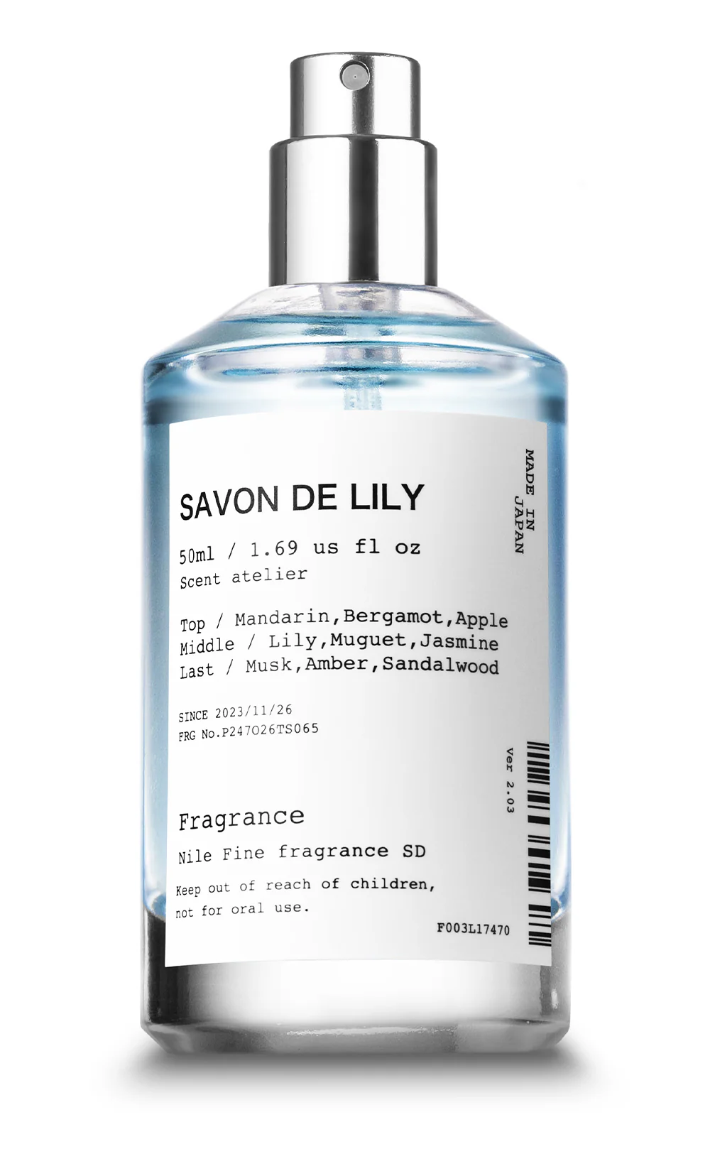 NILE Savon de Lily Ladies Eau de Toilette 花香女士淡香水 50ml