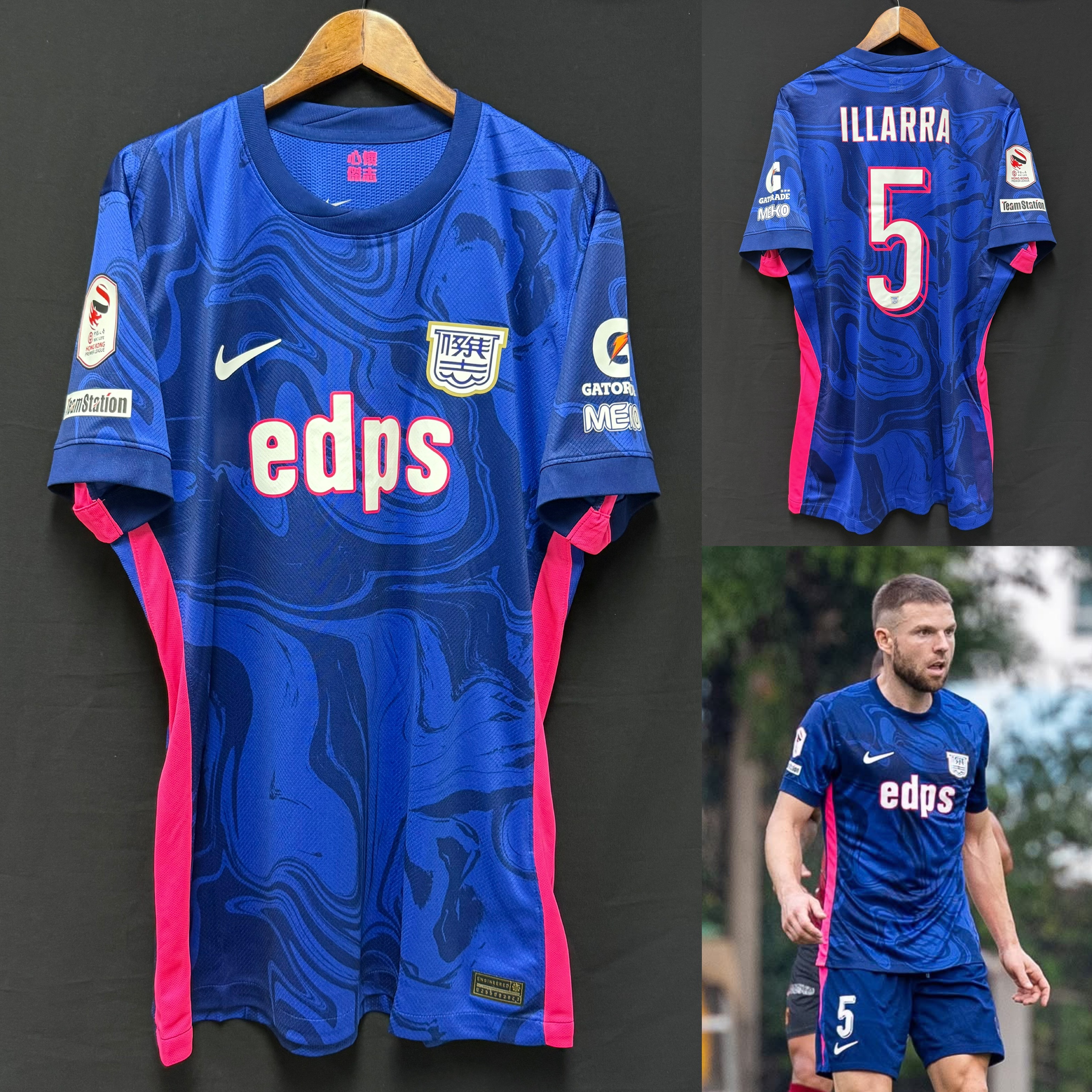 (Display) Kitchee 2025-2026 Nike Home Player Issue Shirt #5 ILLARRA