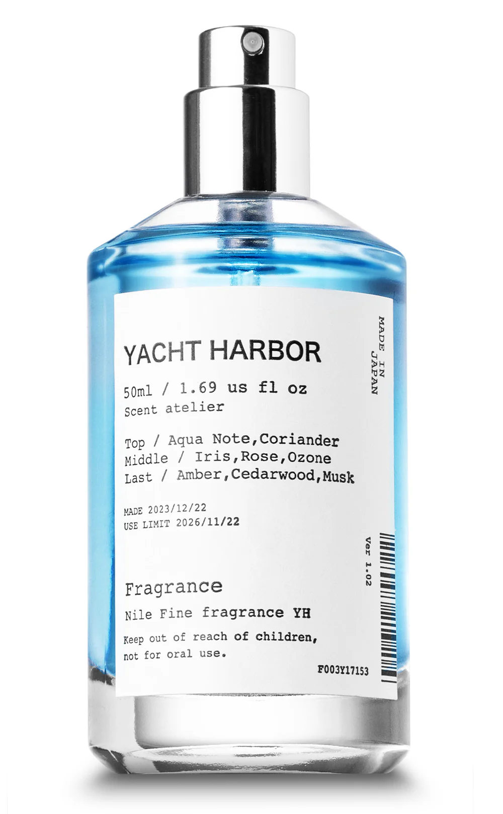 NILE Yacht Harbor Mens Eau de Toilette 遊艇港海洋花香男士淡香 50ml