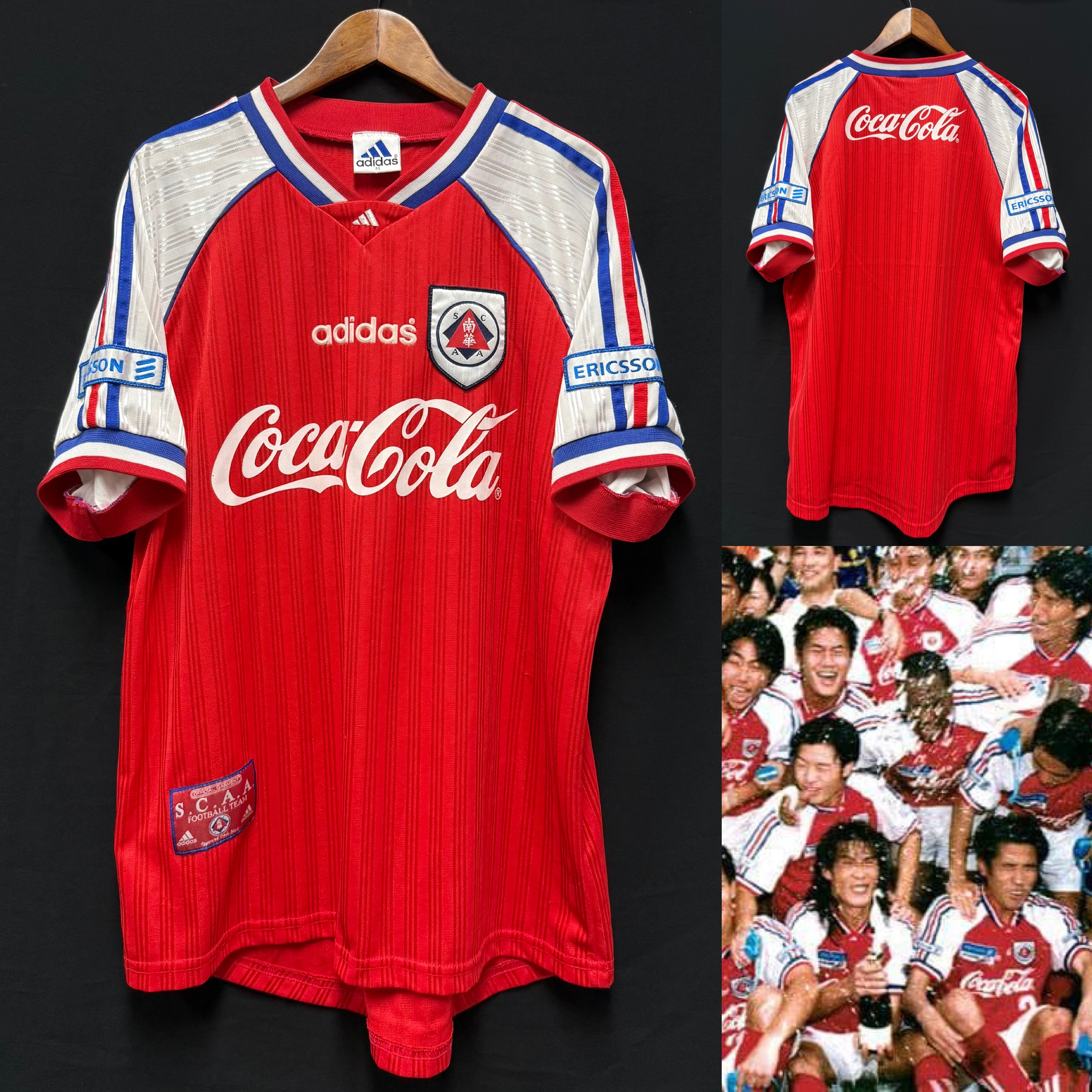 South China Football Team 1997-1998 Adidas Home Shirt