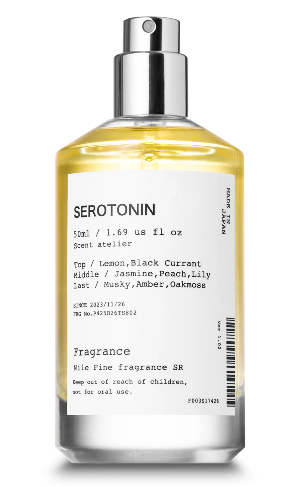 NILE Serotonin Ladies Eau de Toilette 白花香女士淡香水 50ml