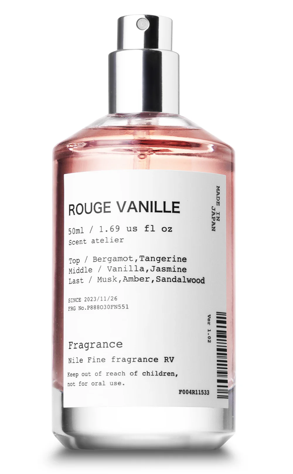 NILE Rouge Vanille Ladies Eau de Toilette 香草花香女士淡香水 50ml