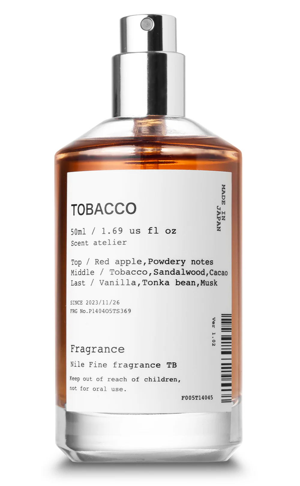 NILE Tobacco For Mens & Ladies Eau de Toilette 東方煙草淡香水 男女通用 50ml