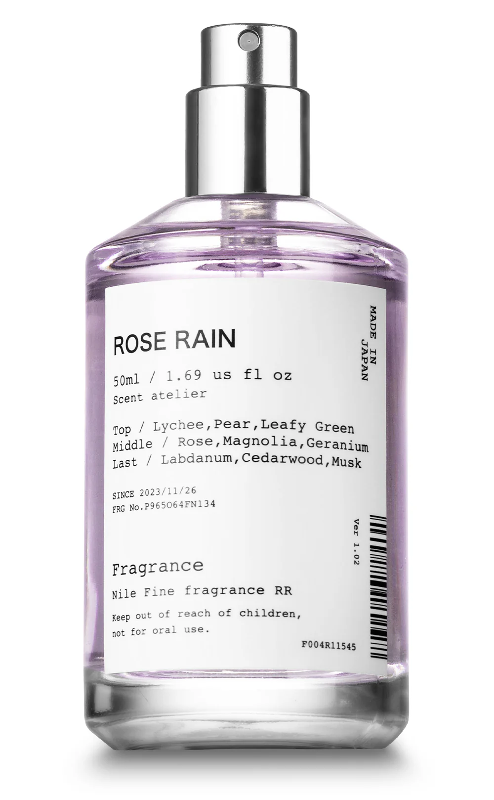 NILE Rose Rain For Mens & Ladies Eau de Toilette 玫瑰雨花香麝香淡香水 男女通用 50ml