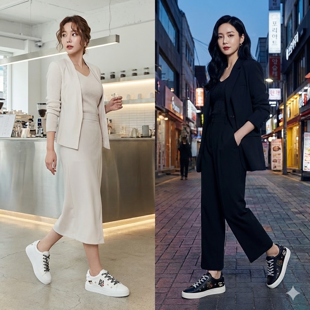 【預購】KARL LAGERFELD PARIS H012761 女裝運動鞋