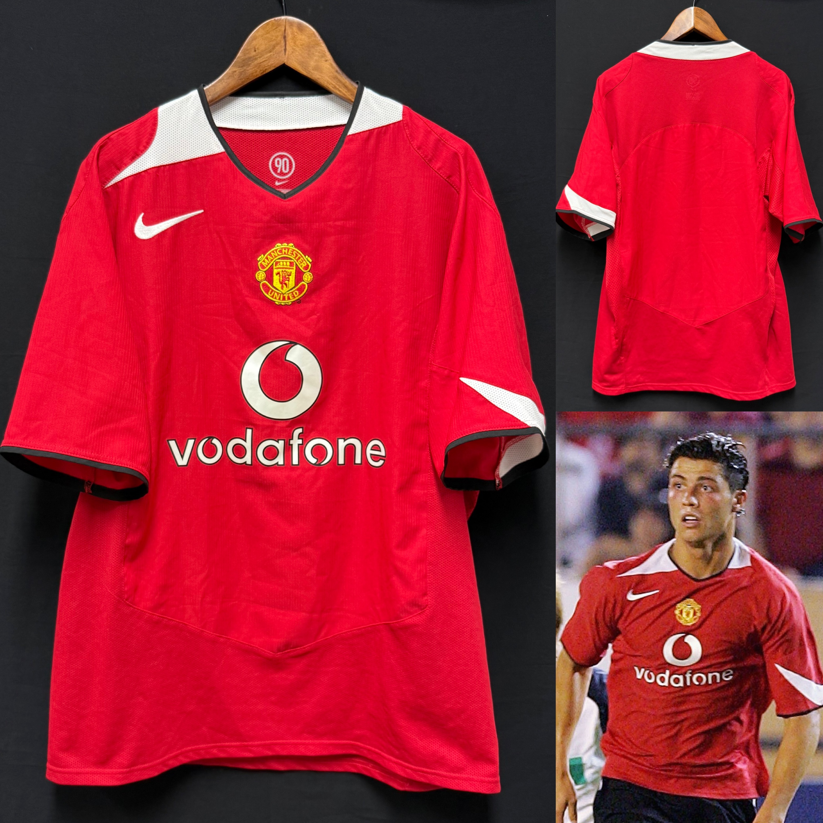 Manchester United 2004-2006 Nike Home Shirt
