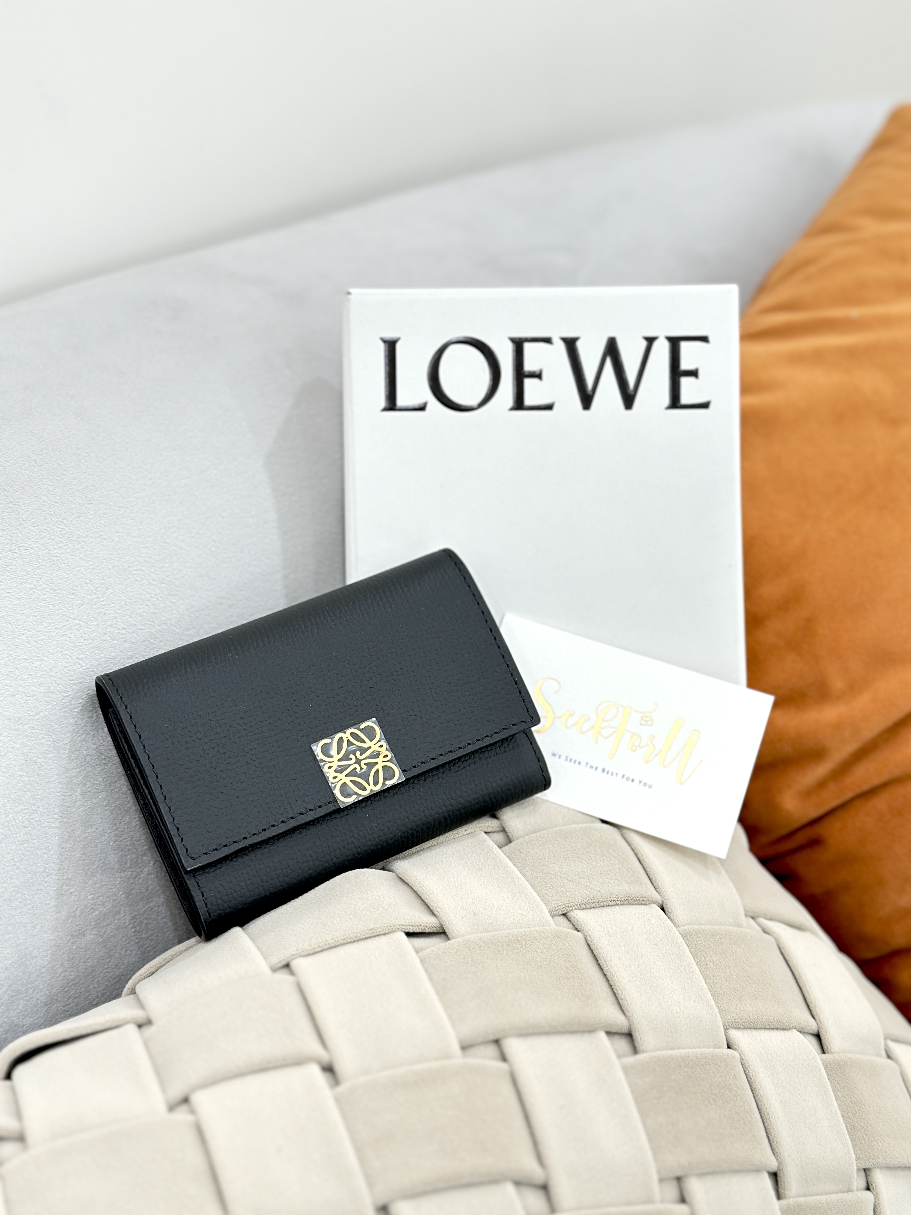 LOEWE Anagram Small Vertical Wallet