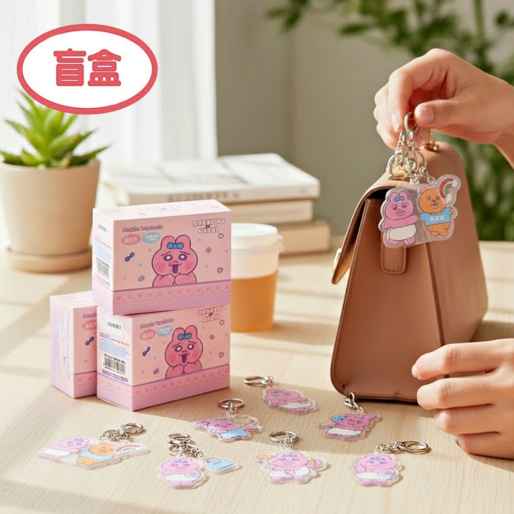 褲褲兔 底褲兔| 幻彩鎖匙扣 (盲盒)|隨機款式