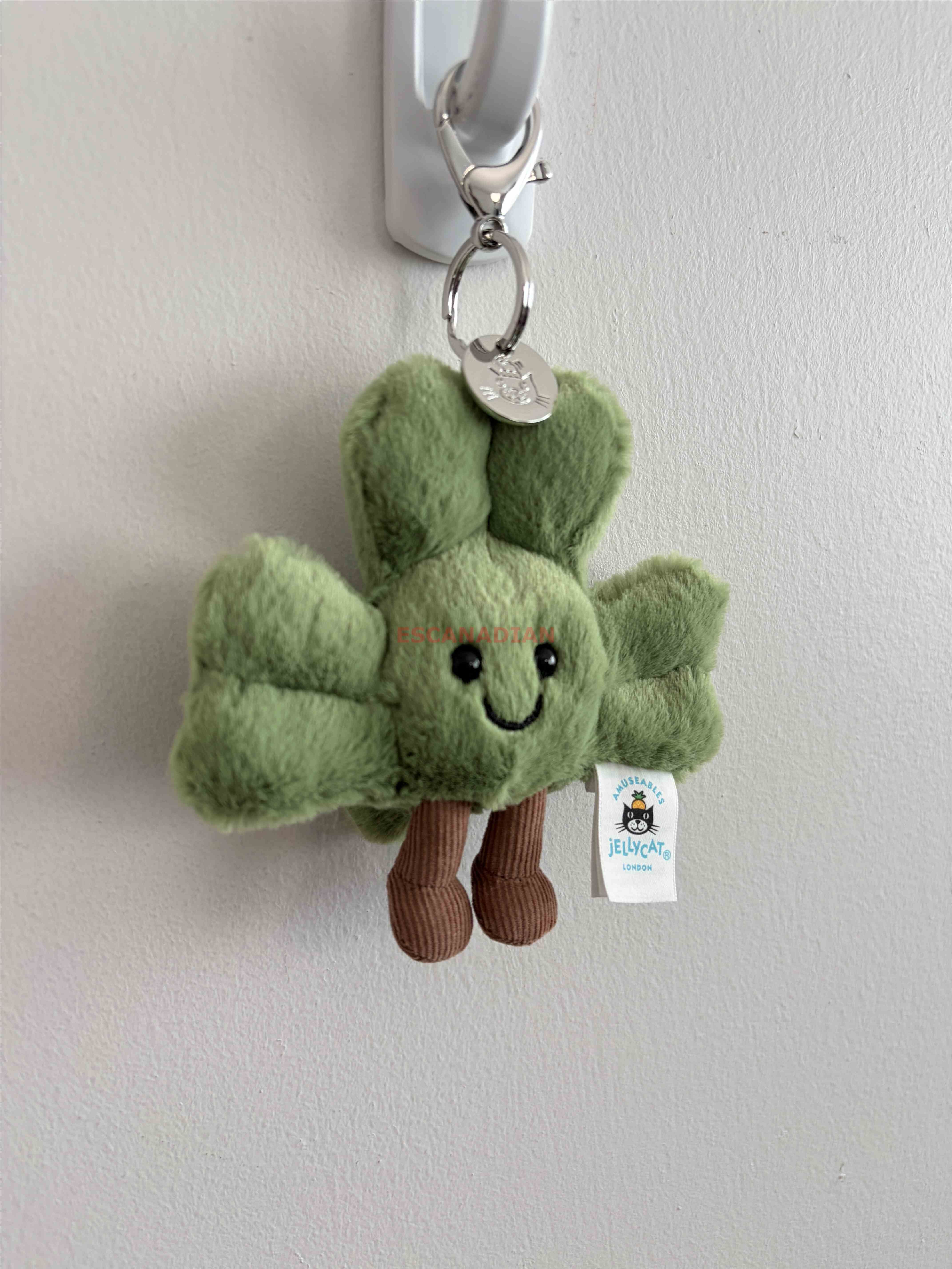 JellyCat 愛爾蘭限定 三葉草 掛飾 鑰使圈