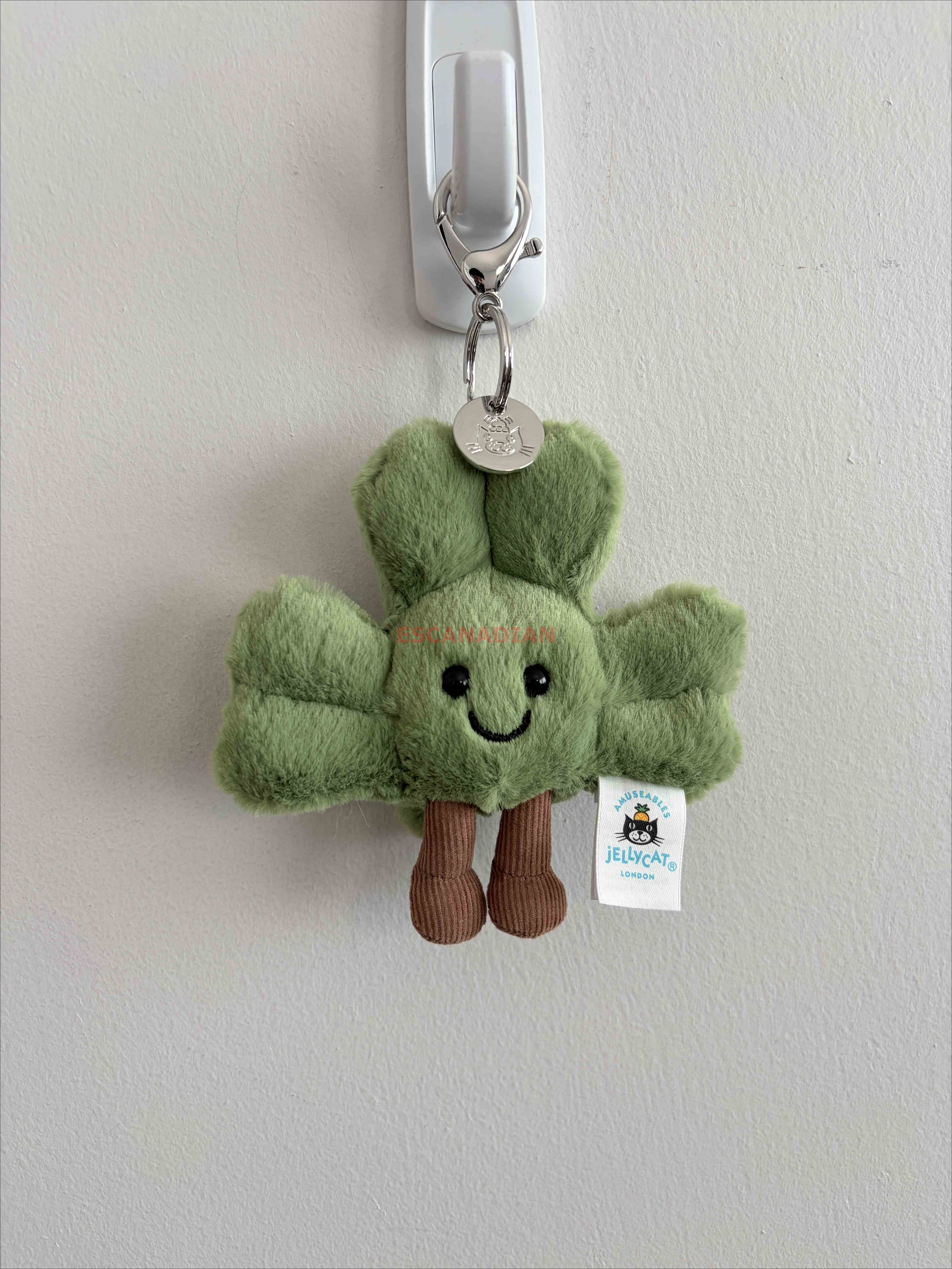 JellyCat 愛爾蘭限定 三葉草 掛飾 鑰使圈